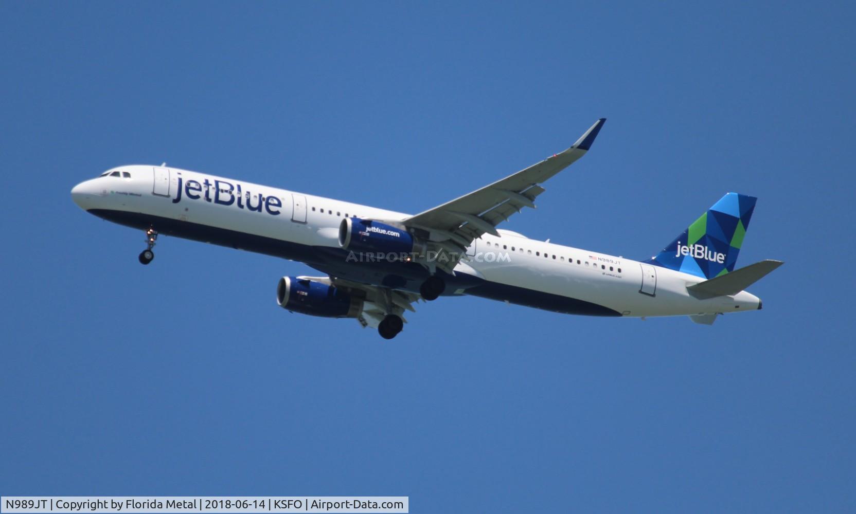 N989JT, 2017 Airbus A321-231 C/N 7924, JetBlue
