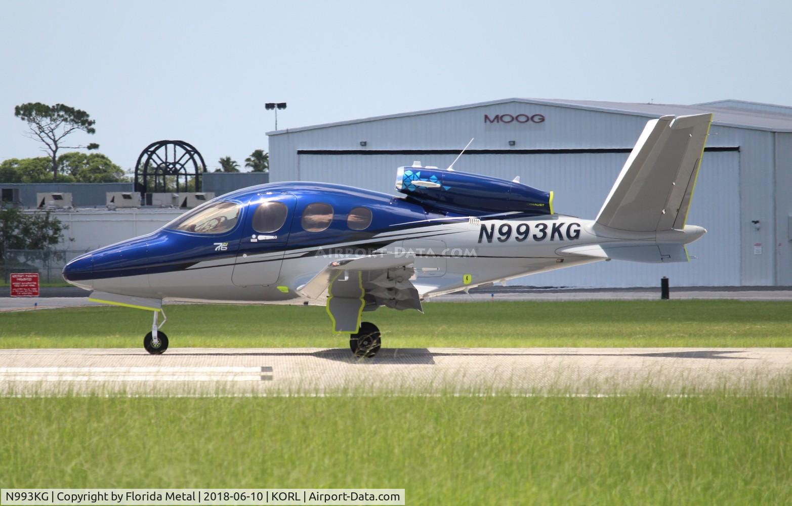 N993KG, 2017 Cirrus SF50 Vision C/N 0024, Cirrus Jet