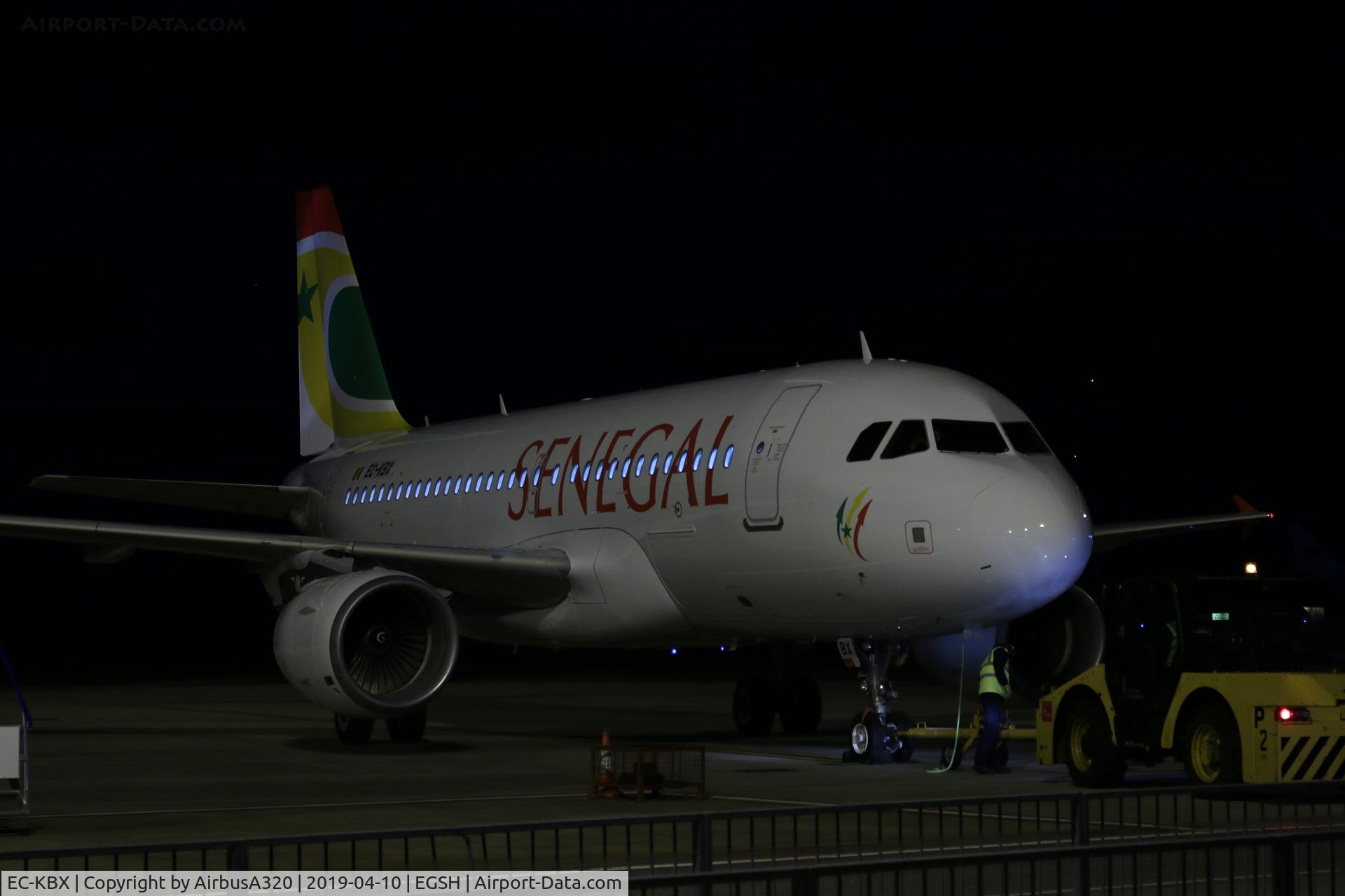 EC-KBX, 2007 Airbus A319-111 C/N 3078, Push Back