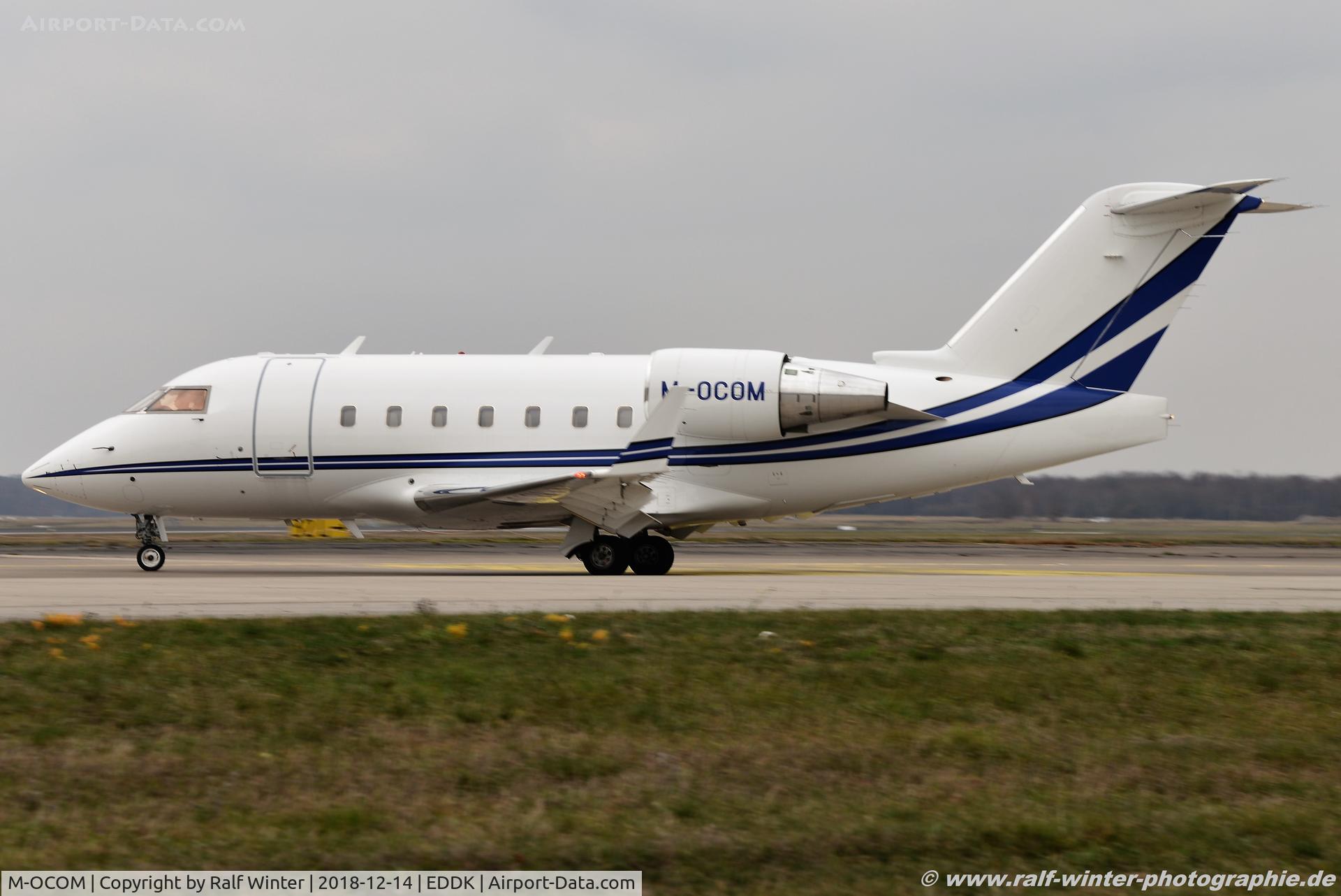 M-OCOM, 2005 Bombardier Challenger 604 (CL-600-2B16) C/N 5617, Bombardier CL-600-2B16 Challenger 604 - Focus Holdings - 5617 - M-OCOM - 14.12.2018 - CGN