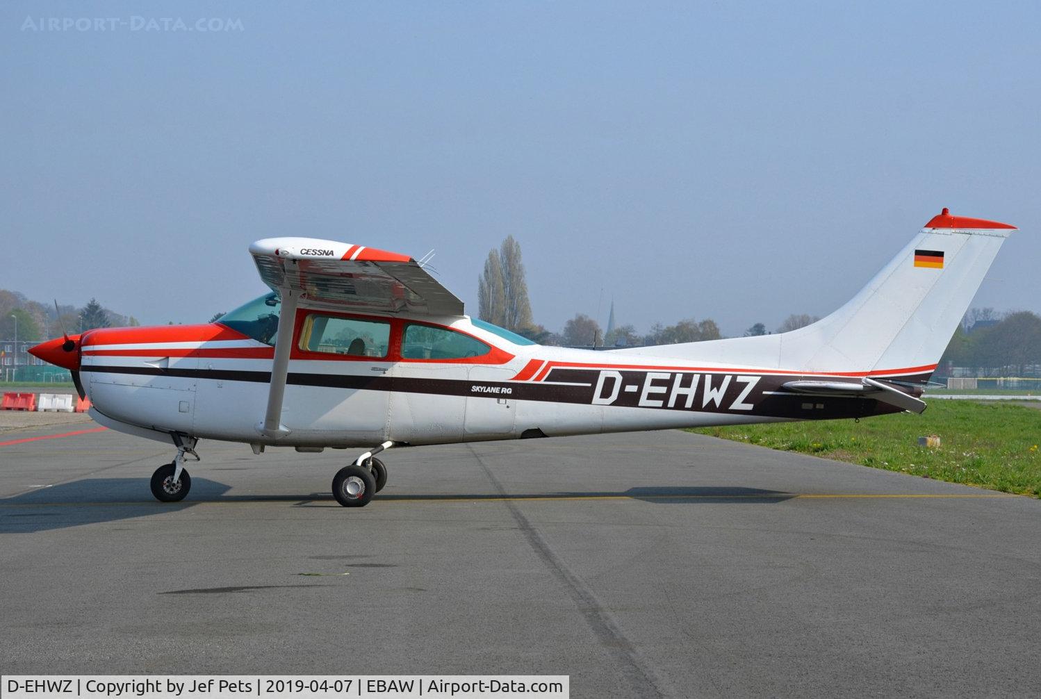 D-EHWZ, 1979 Reims FR182 Skylane RG C/N FR18200022, At Antwerp Airport.
