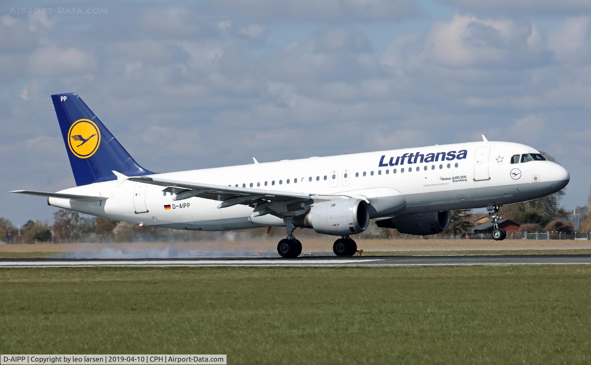 D-AIPP, 1990 Airbus A320-211 C/N 110, Copenhagen 10.4.2019
