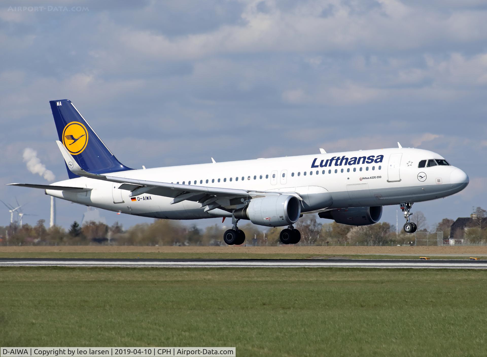 D-AIWA, 2017 Airbus A320-214 C/N 7681, Copenhagen 10.4.2019