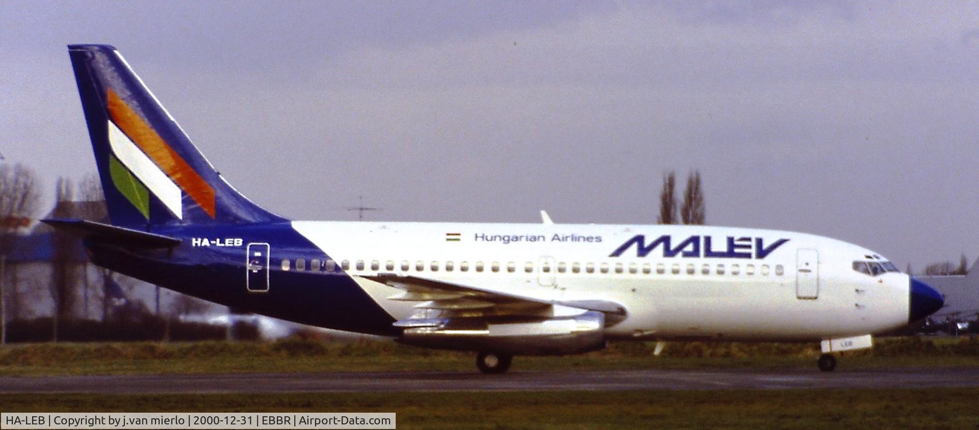 HA-LEB, 1980 Boeing 737-2M8 C/N 22090, Brussels, Belgium