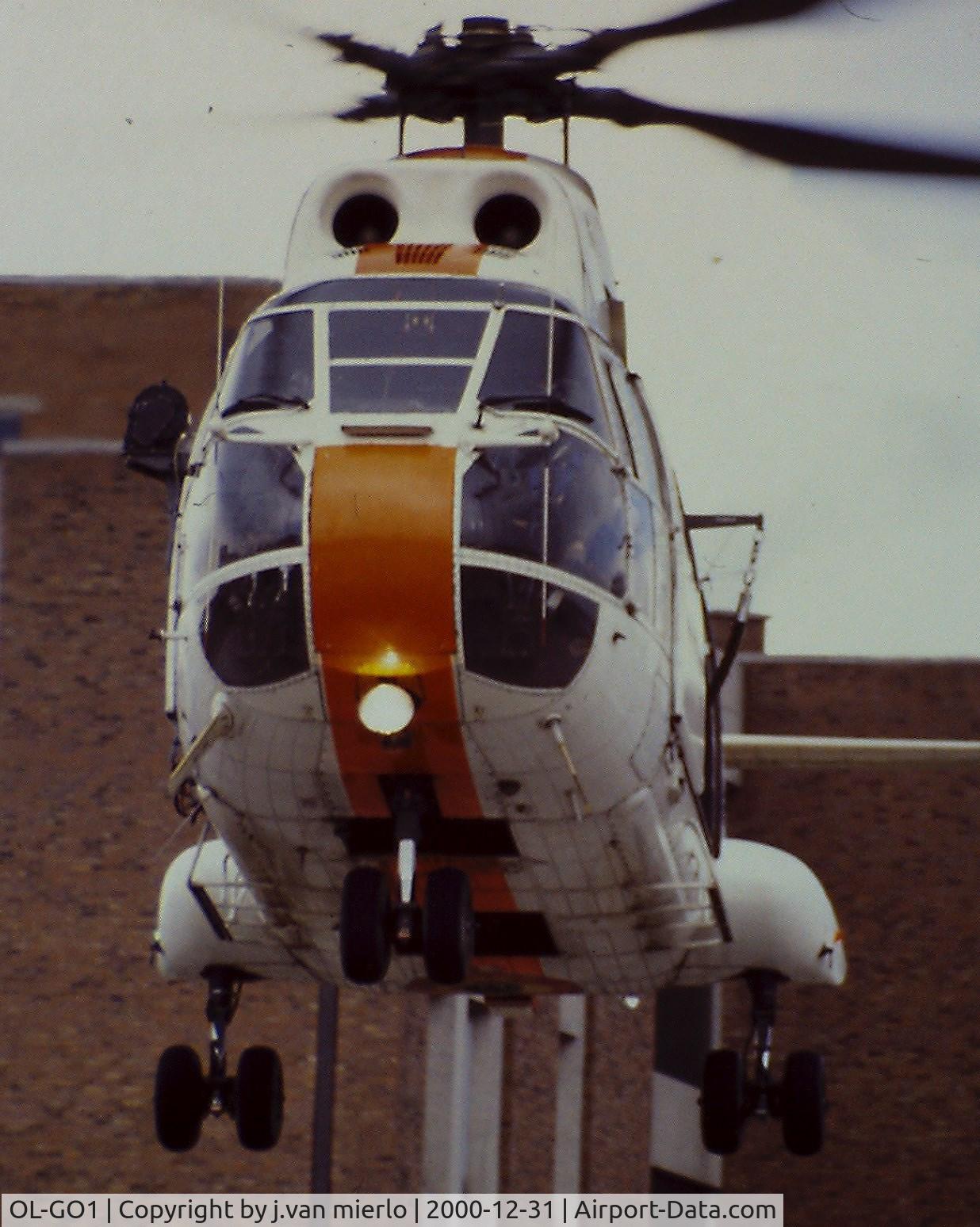 OL-GO1, Aerospatiale SA-330L Puma C/N 1225, Opendoor event Ghent Rijkswachtkazerne Groendreef mid'80s