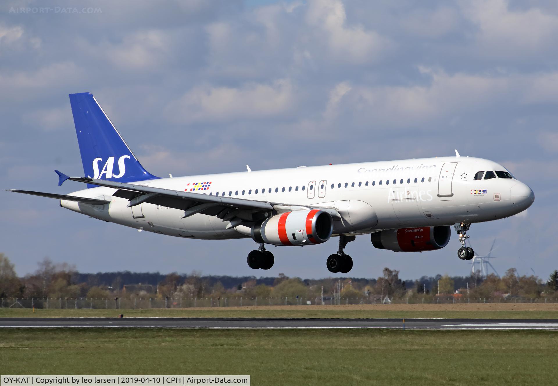 OY-KAT, 2007 Airbus A320-232 C/N 3192, Copenhagen 10.4.2019