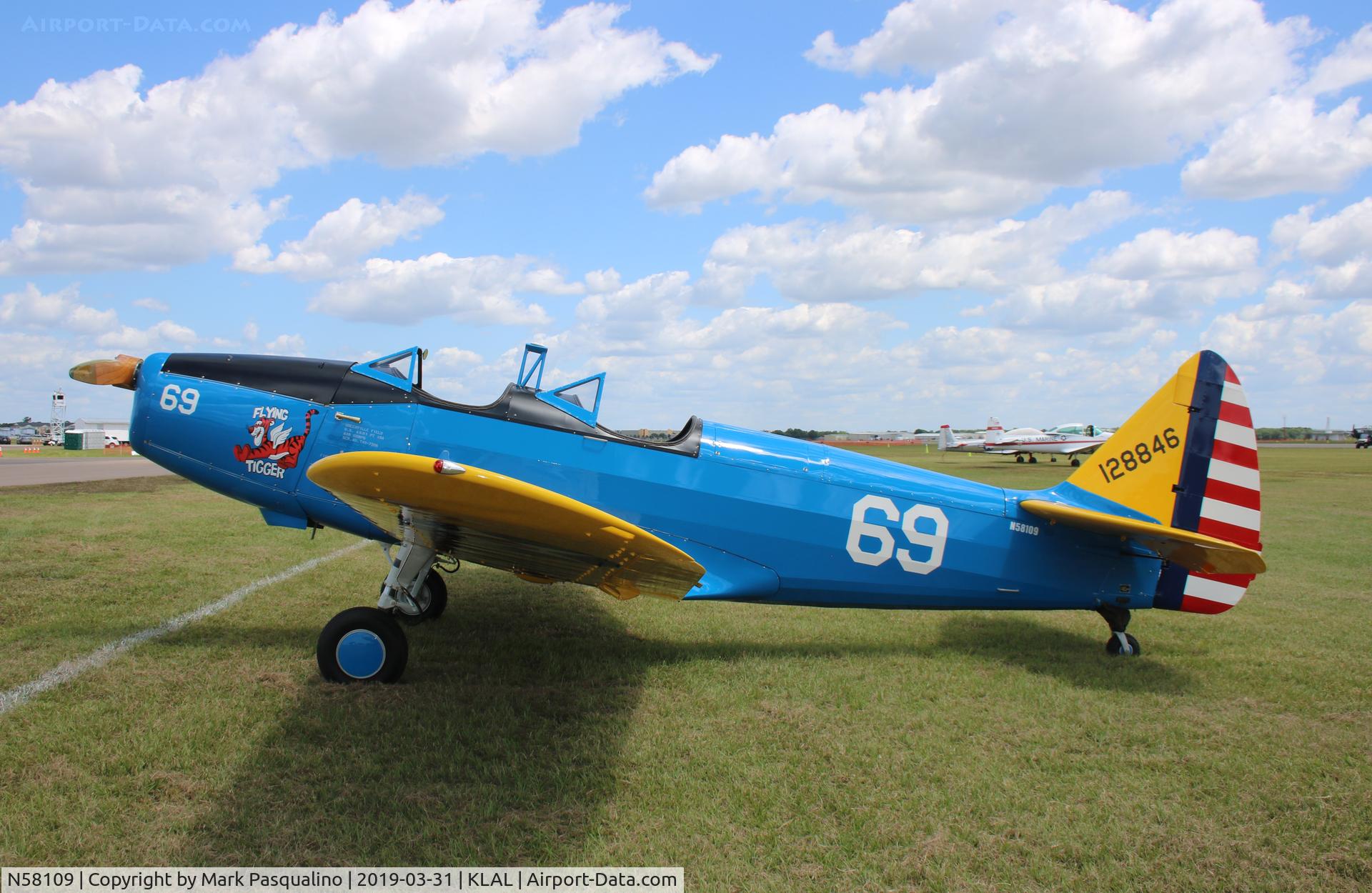 N58109, 1943 Fairchild M-62A C/N T43-7208, Fairchild PT-19A