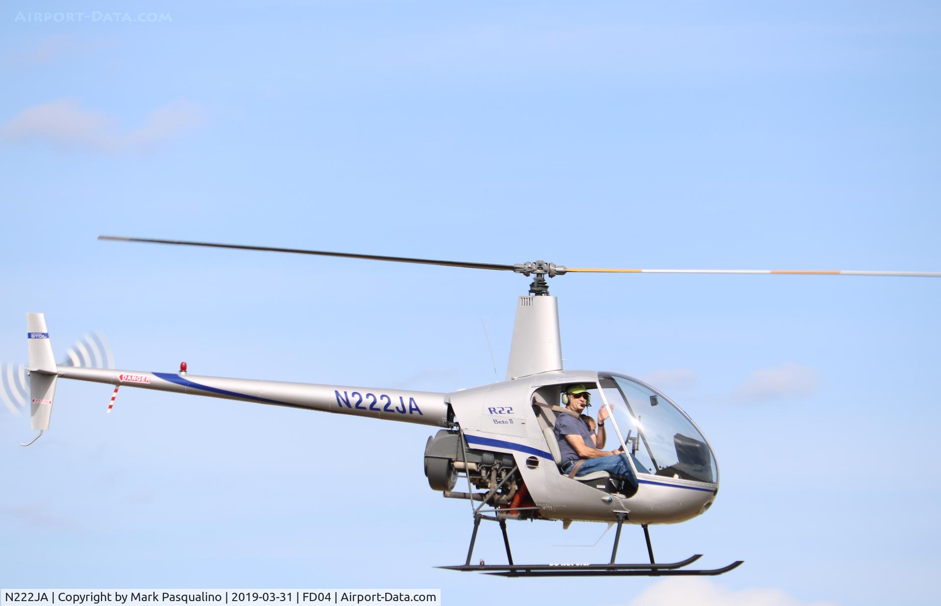 N222JA, 2000 Robinson R22 Beta C/N 3062, Robinson R22 Beta