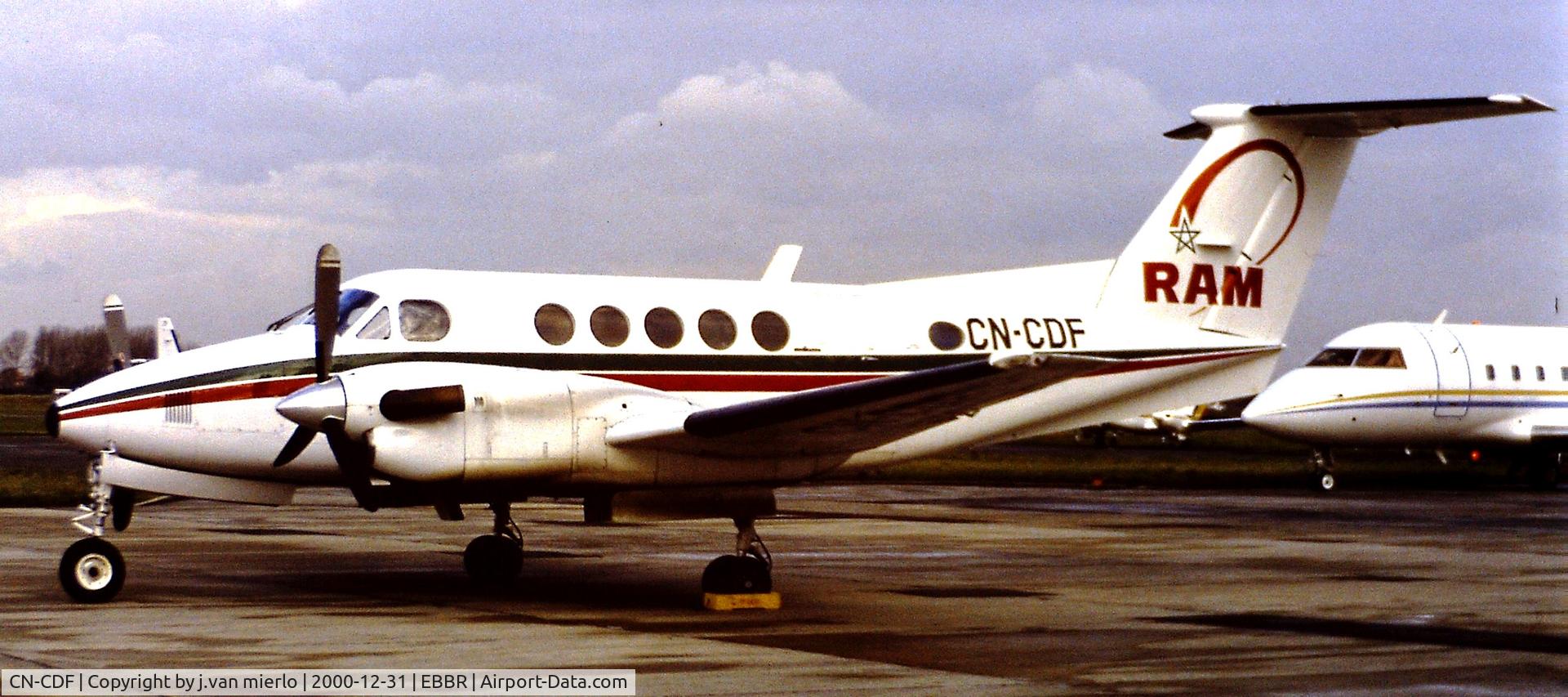 CN-CDF, 1979 Beech 200 Super King Air C/N BB-577, Brussels, G.A.T.