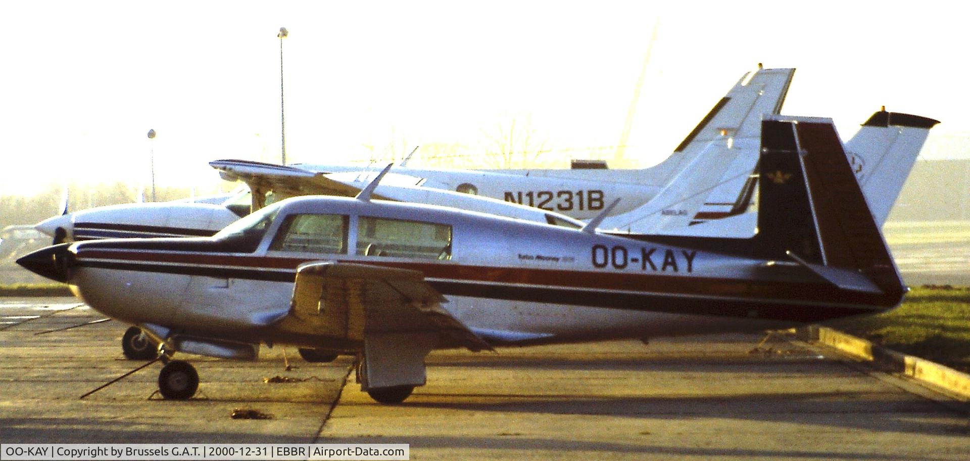 OO-KAY, Mooney M20K C/N 25-0332, Brussels, G.A.T.