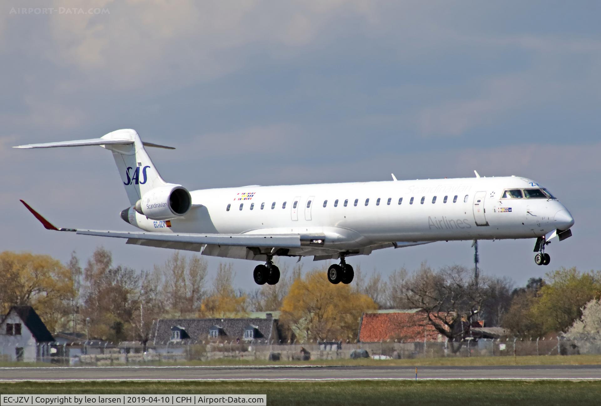 EC-JZV, 2007 Bombardier CRJ-900 (CL-600-2D24) C/N 15117, Copenhagen 10.4.2019