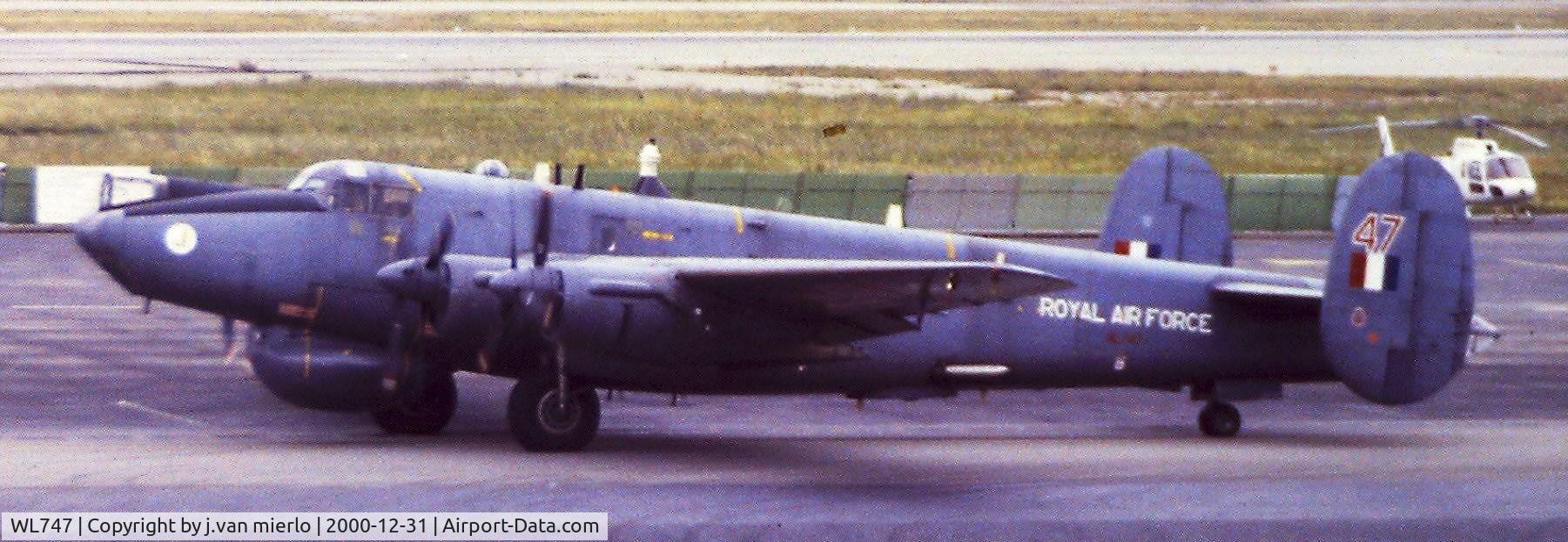 WL747, Avro 716 Shackleton AEW.2 C/N R3/696/239005, Aéroprt de Nice