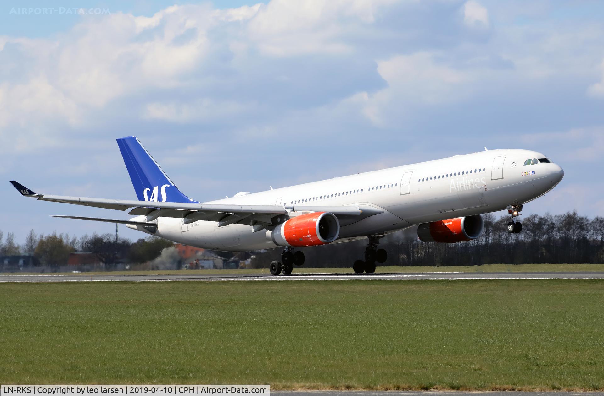 LN-RKS, 2015 Airbus A330-343E C/N 1665, Copenhagen 10.4.2019