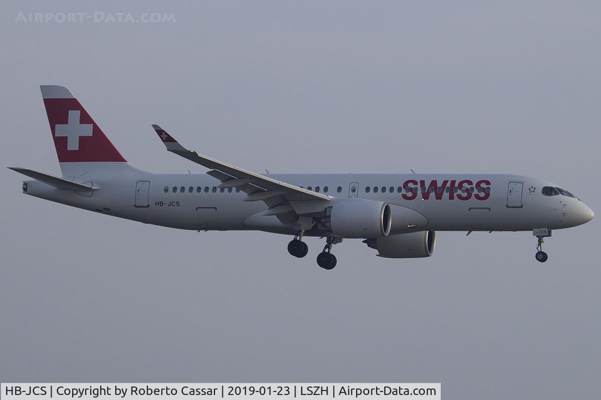 HB-JCS, 2018 Airbus A220-300 C/N 55045, Zurich - Kloten