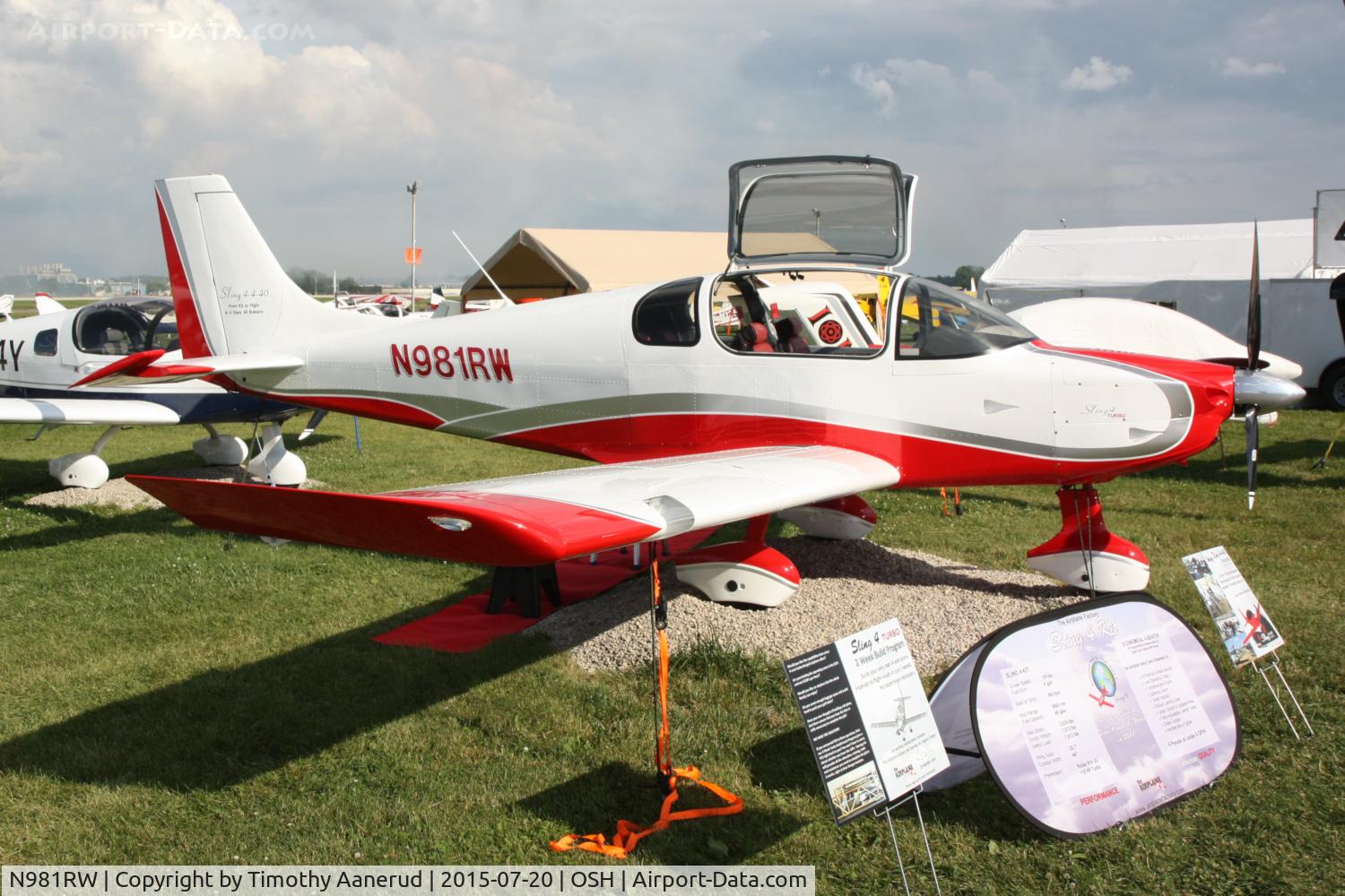 N981RW, 2014 The Airplane Factory Sling 4 C/N 057K, 2014 The Airplane Factory Sling 4, c/n: 057K