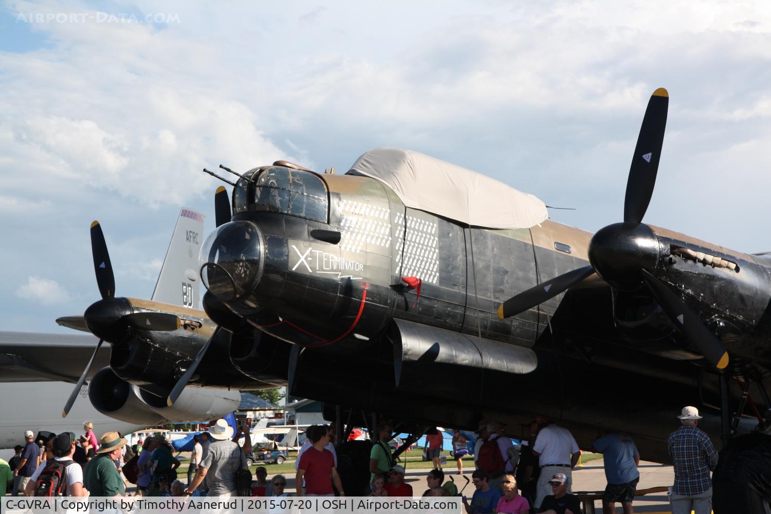 C-GVRA, 1945 Victory Aircraft Avro 683 Lancaster BX C/N FM 213 (3414), 1945 Victory Aircraft Avro 683 Lancaster BX, c/n: FM 213