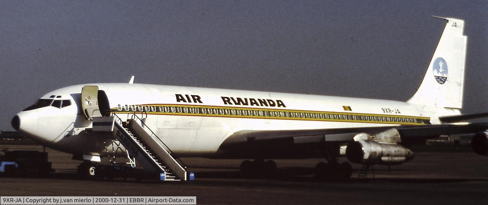 9XR-JA, 1967 Boeing 707-328C C/N 19292, Brussels, BRUCARGO '80s