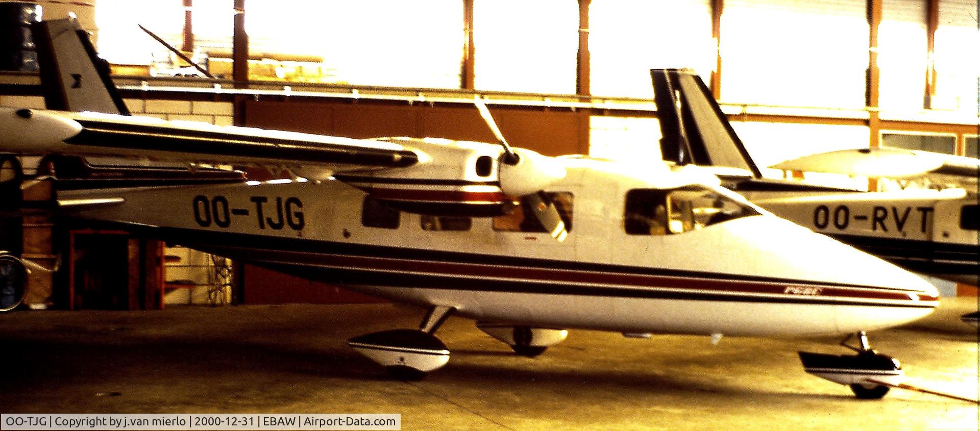 OO-TJG, 1982 Partenavia P-68C C/N 253, Antwerp, Belgium