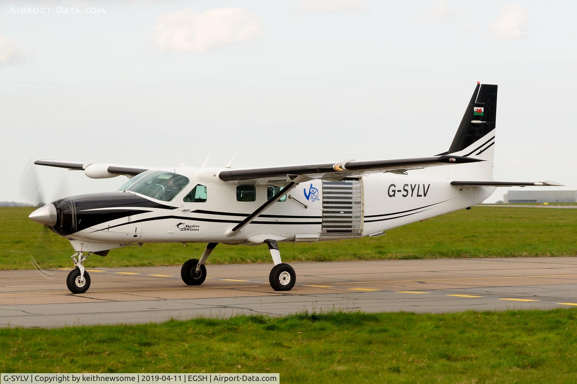 G-SYLV, 2002 Cessna 208B  Grand Caravan C/N 208B0936, Unexpected fuel stop !