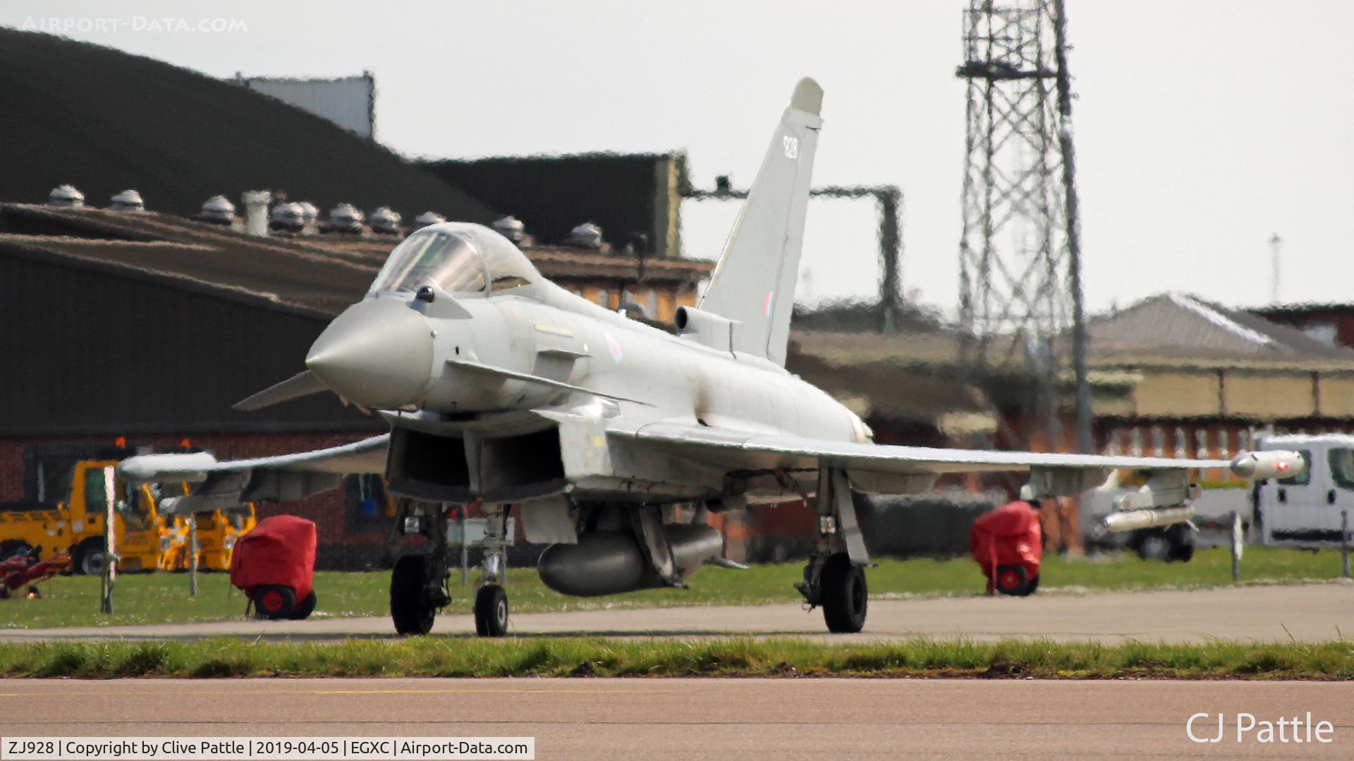 ZJ928, 2006 Eurofighter EF-2000 Typhoon FGR4 C/N 0094/BS019, At Coningsby