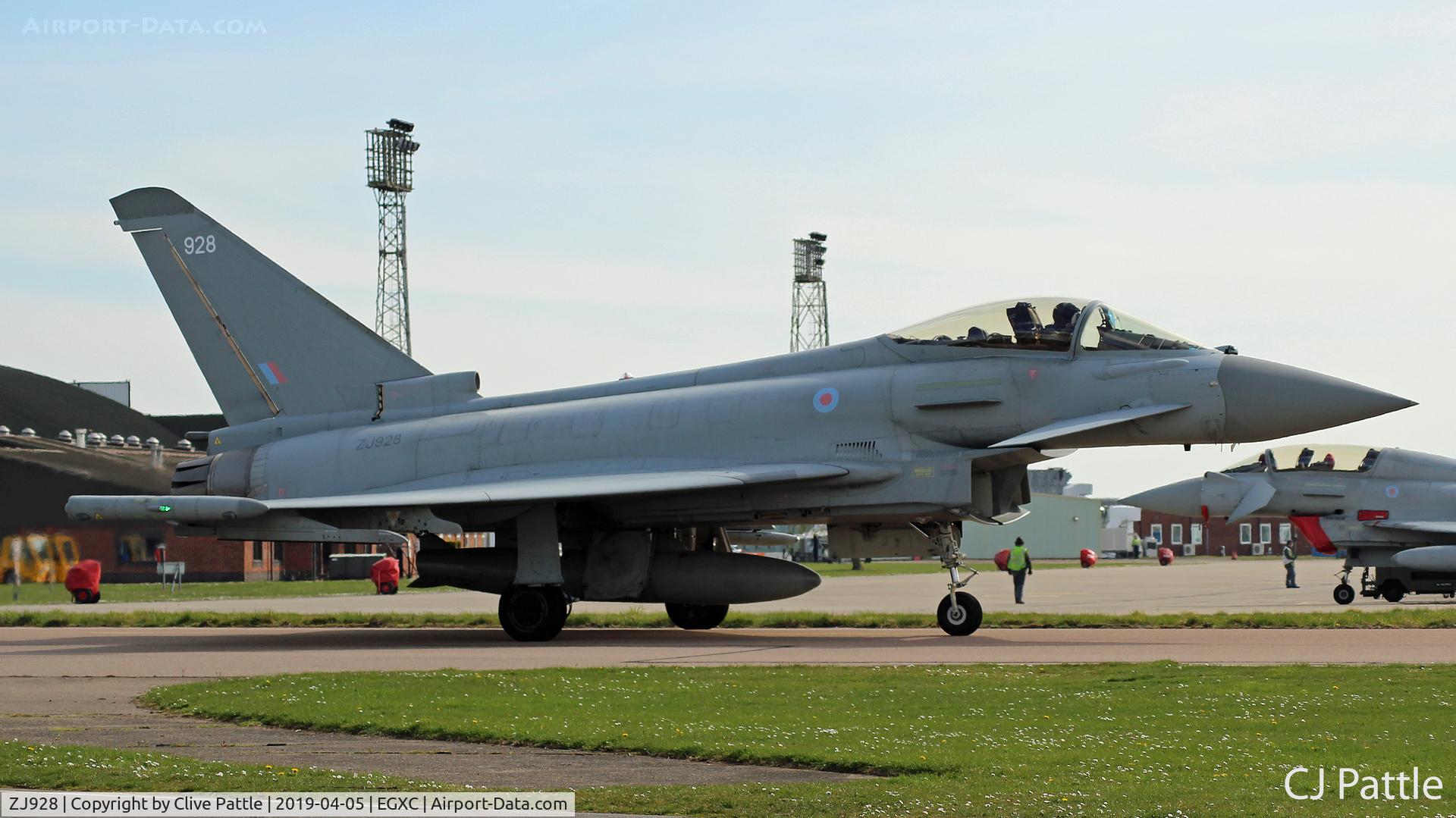 ZJ928, 2006 Eurofighter EF-2000 Typhoon FGR4 C/N 0094/BS019, At Coningsby