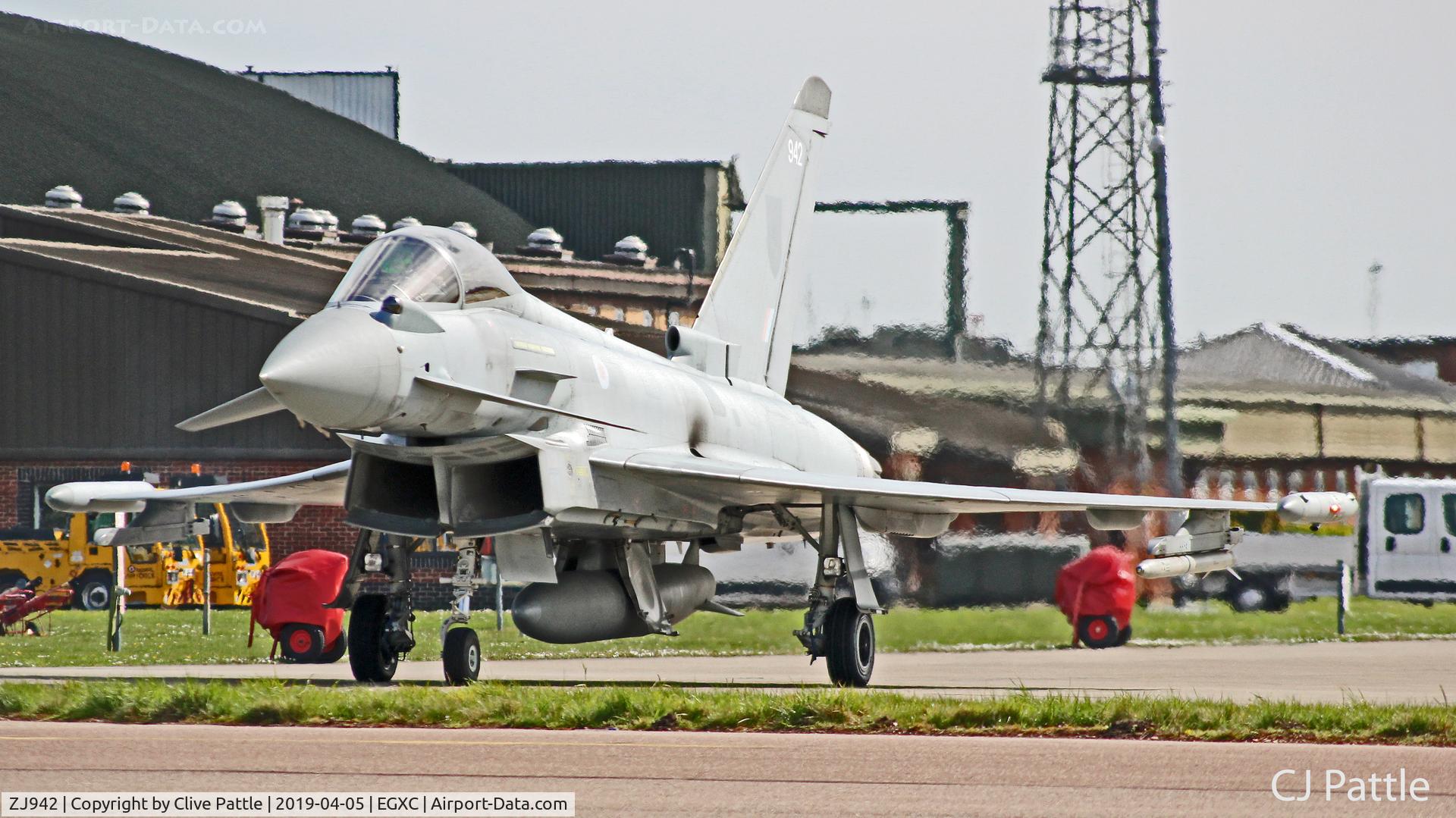 ZJ942, 2007 Eurofighter EF-2000 Typhoon FGR4 C/N 0137/BS035, On duty at Coningsby
