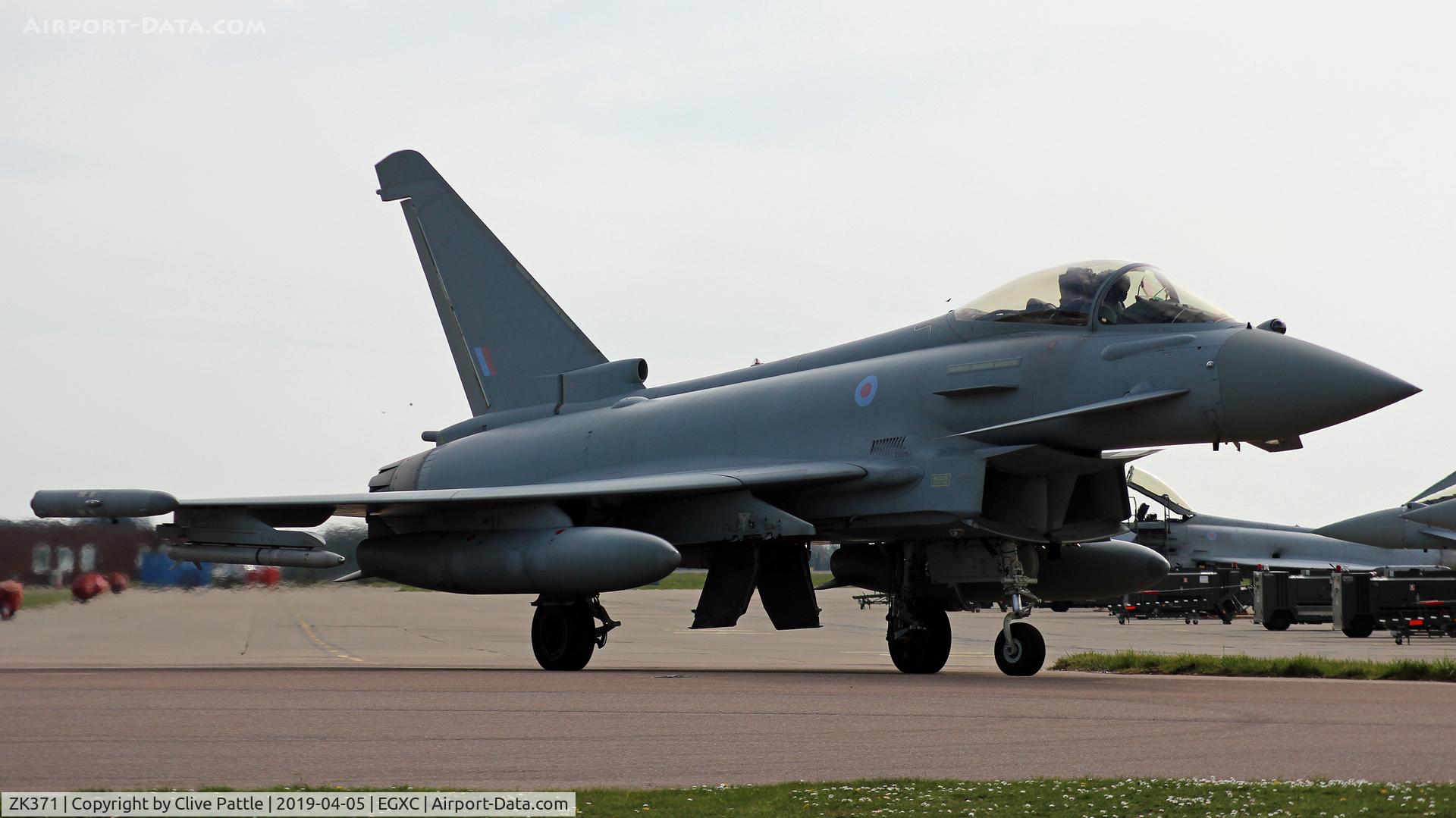 ZK371, 2016 Eurofighter Typhoon FGR.4 C/N BS133, In action at Coningsby