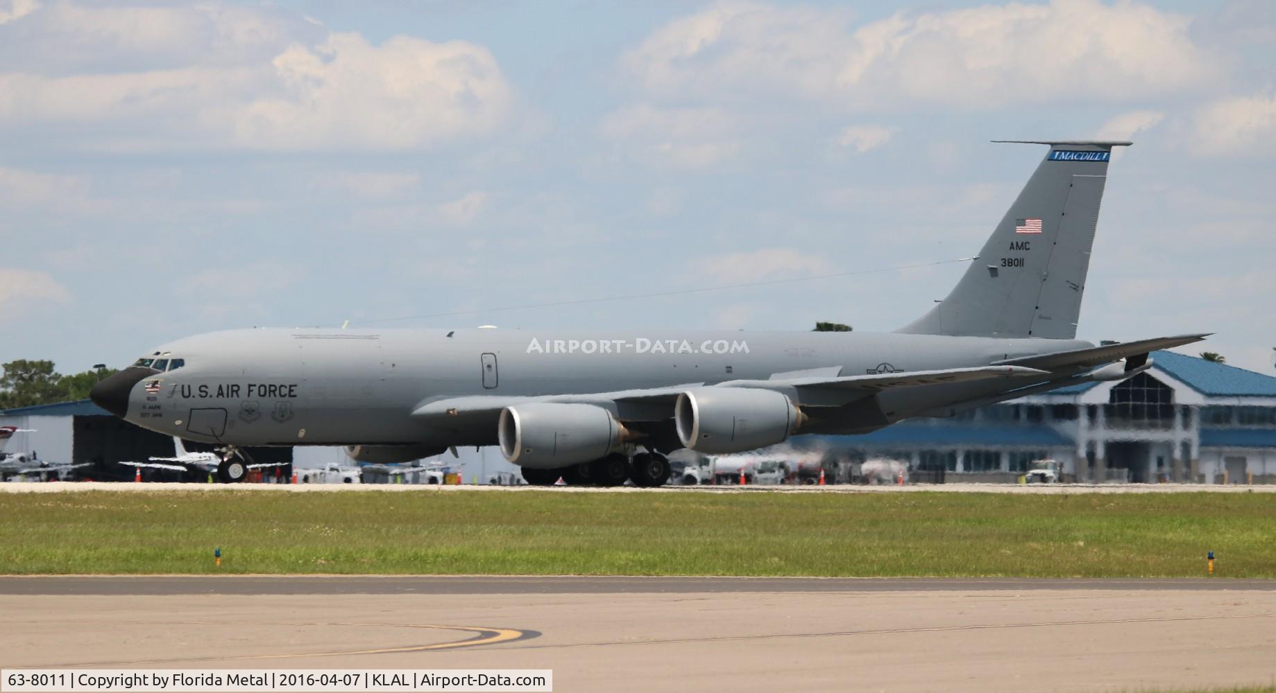63-8011, 1963 Boeing KC-135R Stratotanker C/N 18628, Sun N Fun 2016