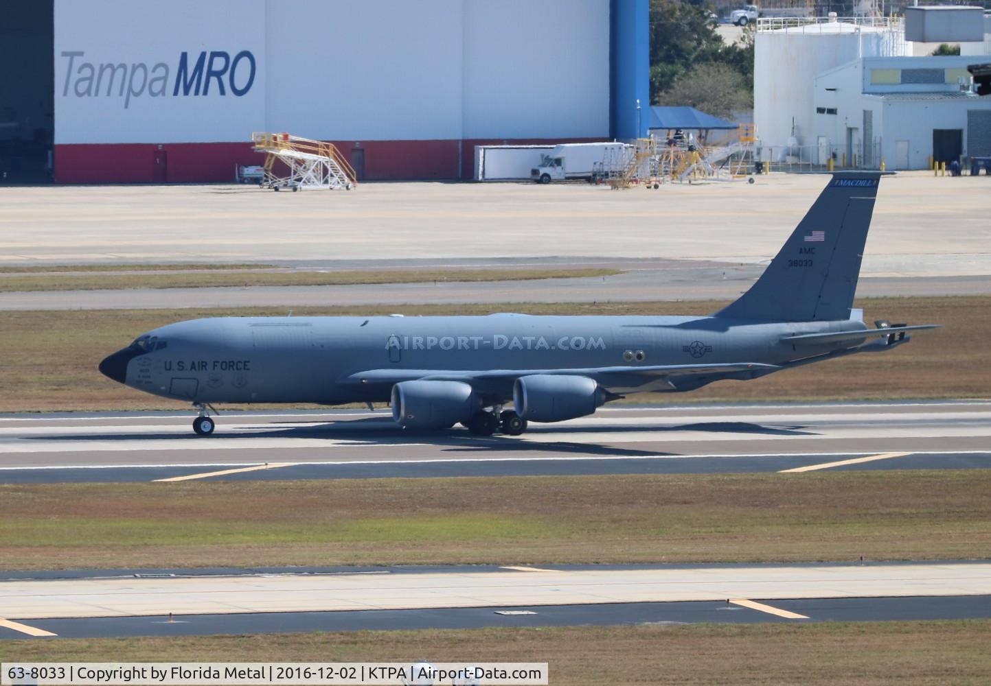 63-8033, 1963 Boeing KC-135R Stratotanker C/N 18650, KC-135 TPA Spotting