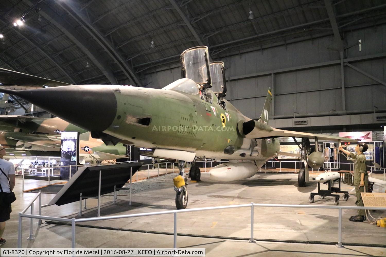 63-8320, 1963 Republic F-105G-1-RE Thunderchief C/N F097, F-105G
