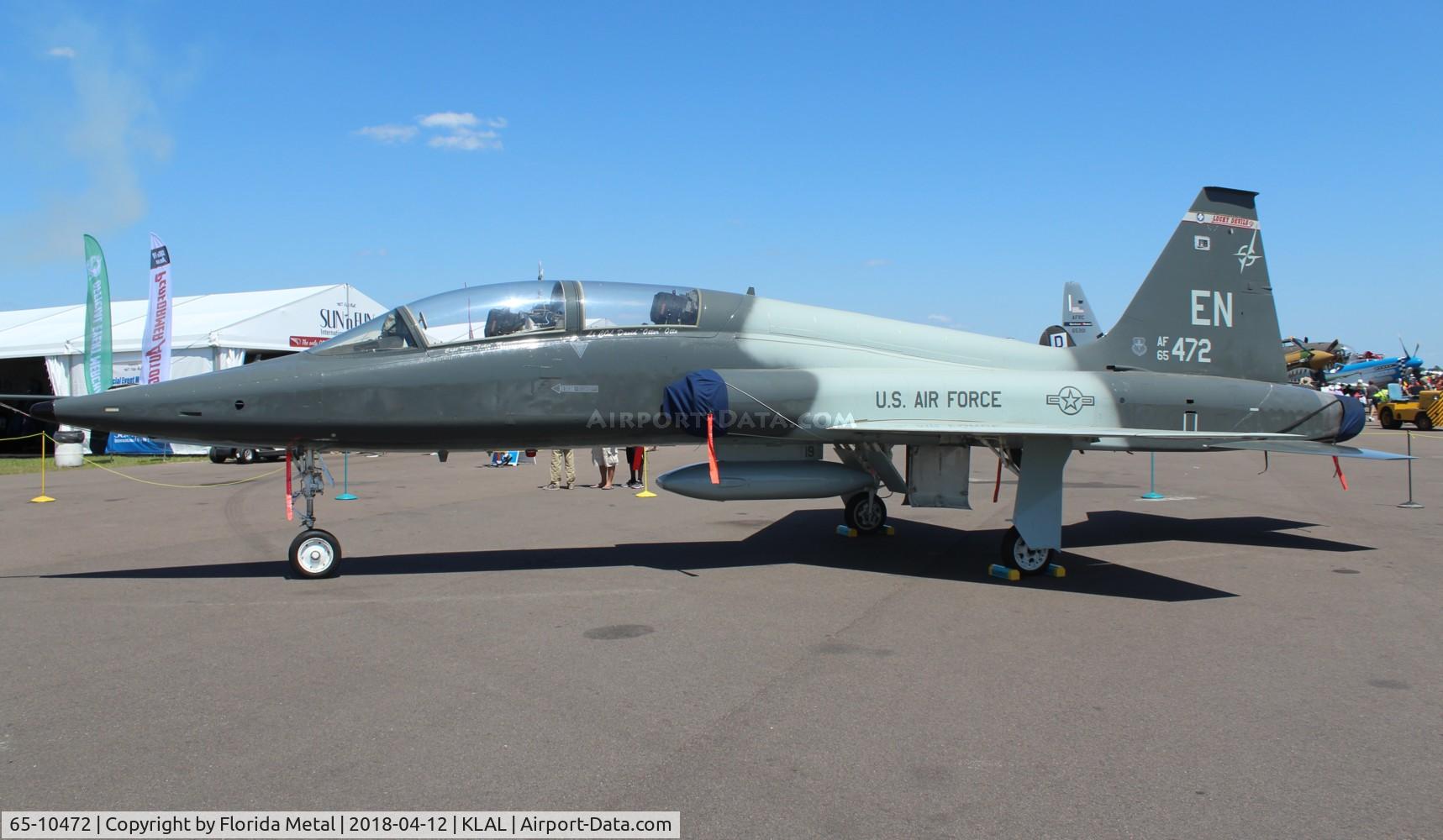 65-10472, 1965 Northrop T-38A Talon C/N N.5891, Sun N Fun 2018
