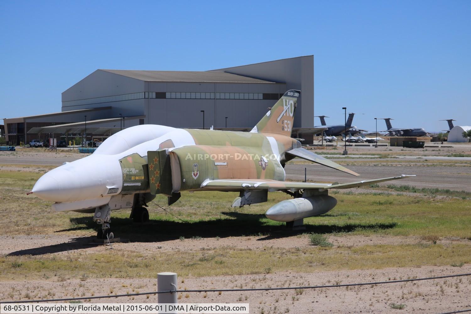 68-0531, 1968 McDonnell Douglas F-4E Phantom II C/N 3730, F-4E at AMARC boneyard