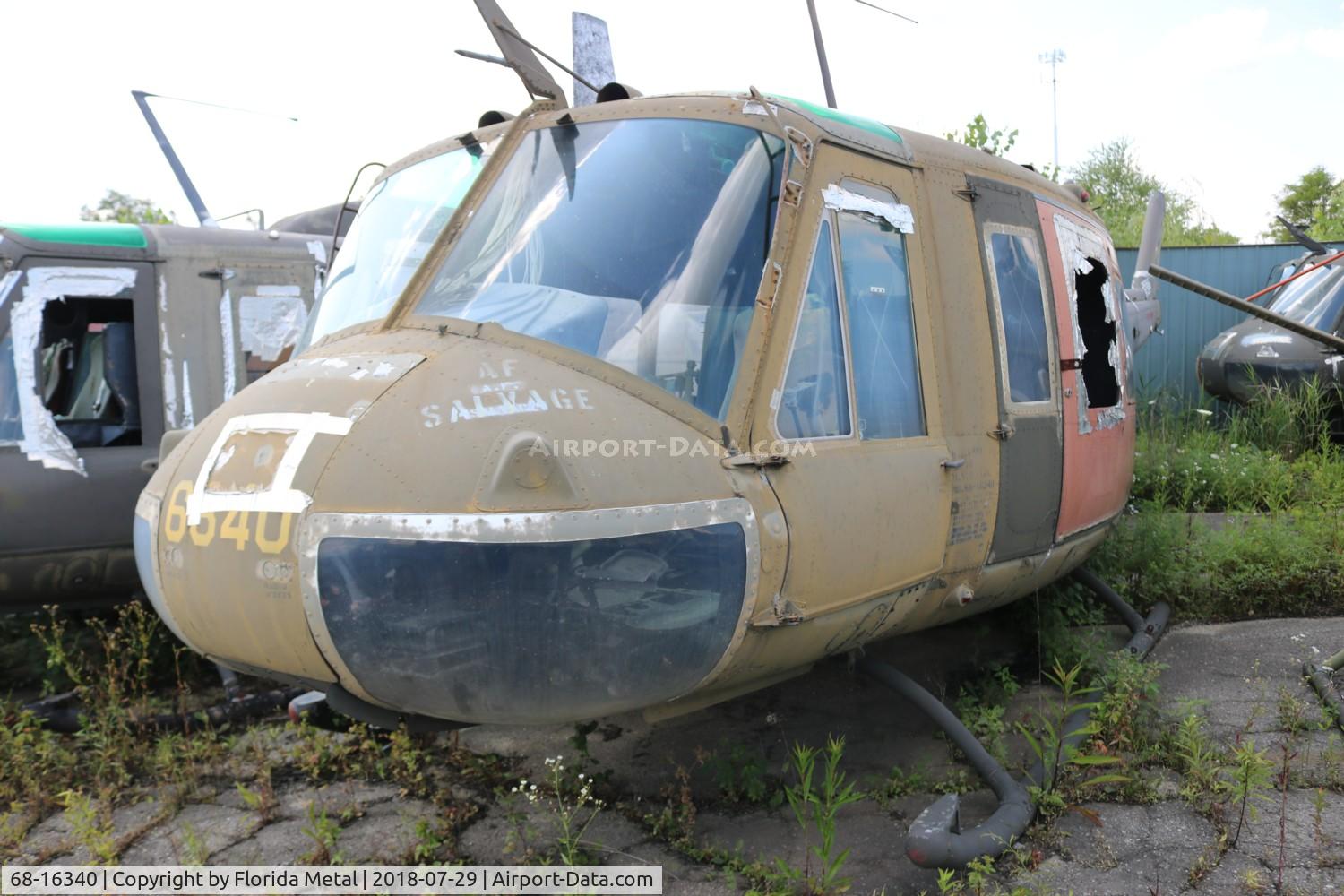 68-16340, 1968 Bell UH-1H Iroquois C/N 10999, UH-1H at Russell