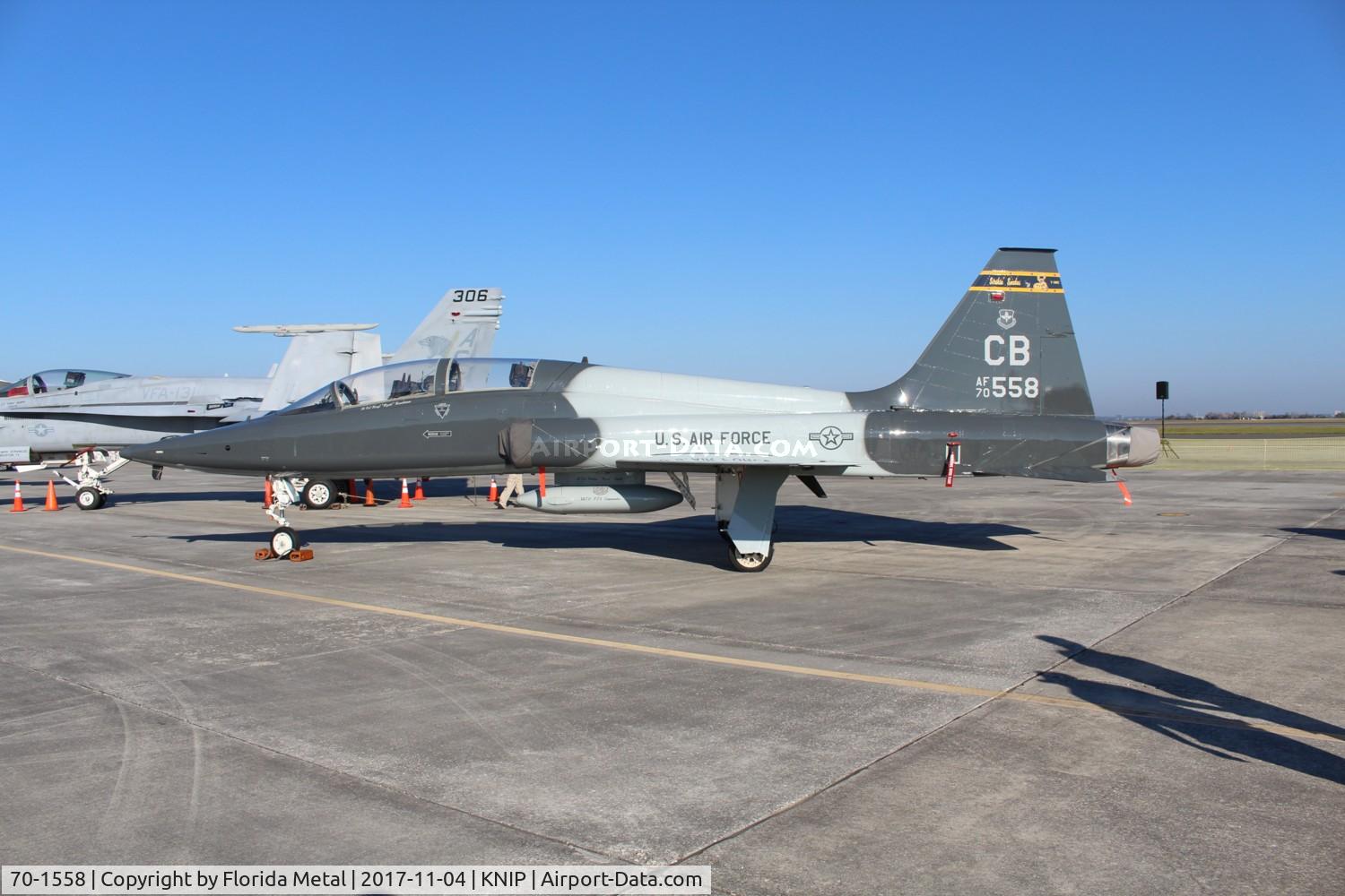 70-1558, 1970 Northrop T-38C Talon C/N T.6248, T-38C at NAS JAX show