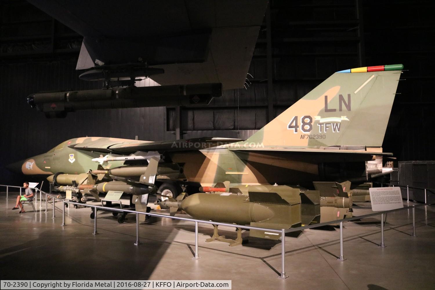 70-2390, 1970 General Dynamics F-111F Aardvark C/N E2-29, F-111F