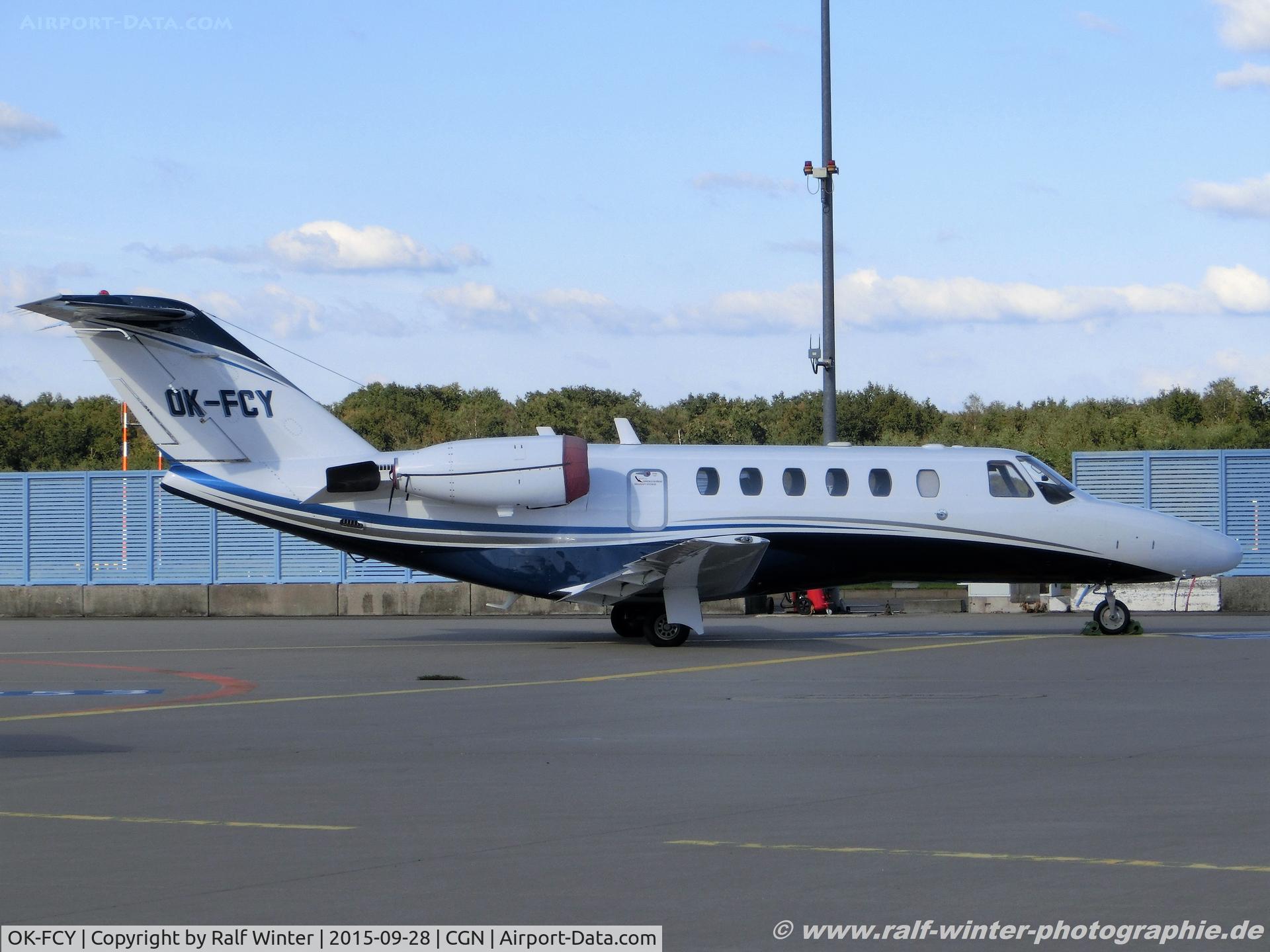 OK-FCY, 2004 Cessna 525A CitationJet CJ2 C/N 525A-0204, Cessna 525A CitationJet CJ2 - DFC Aeropartner - 525A0204 - OK-FCY - 28.09.2015 - CGN