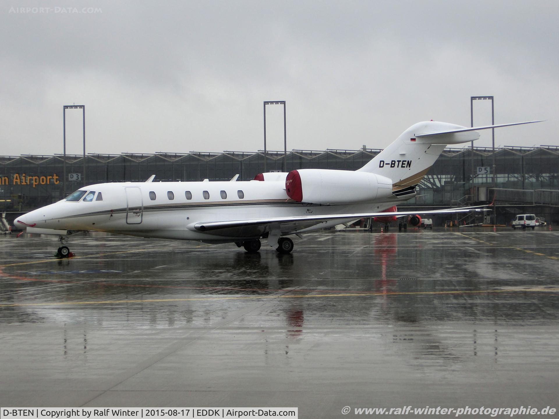 D-BTEN, 1999 Cessna 750 Citation X Citation X C/N 750-0085, Cessna 750 Citation 10 - BVR ACM Air Charter - 750-0085 - D-BTEN - 17.08.2015 - CGN