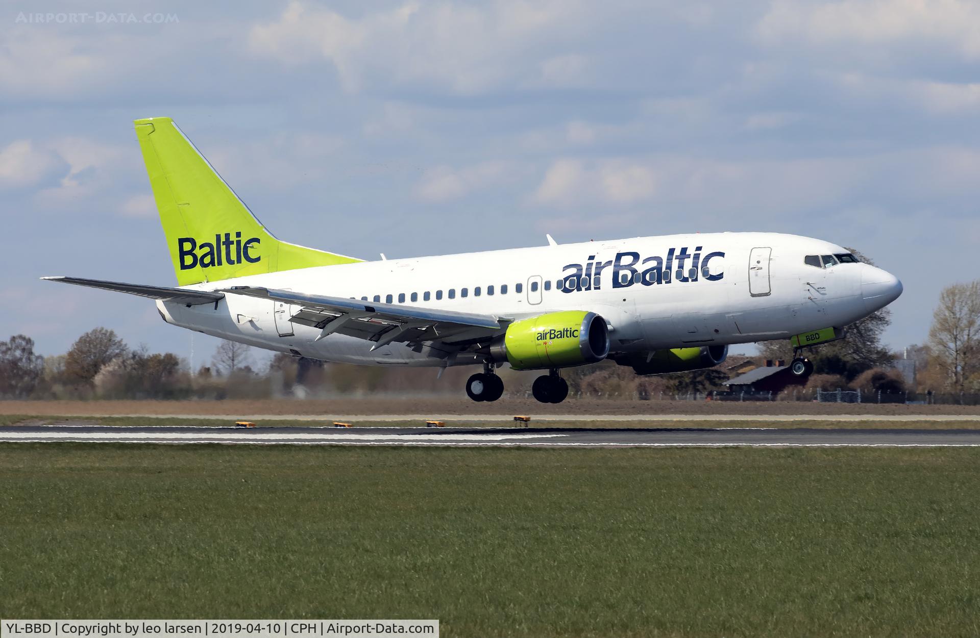 YL-BBD, 1999 Boeing 737-53S C/N 29075, Copenhagen 10.4.2019