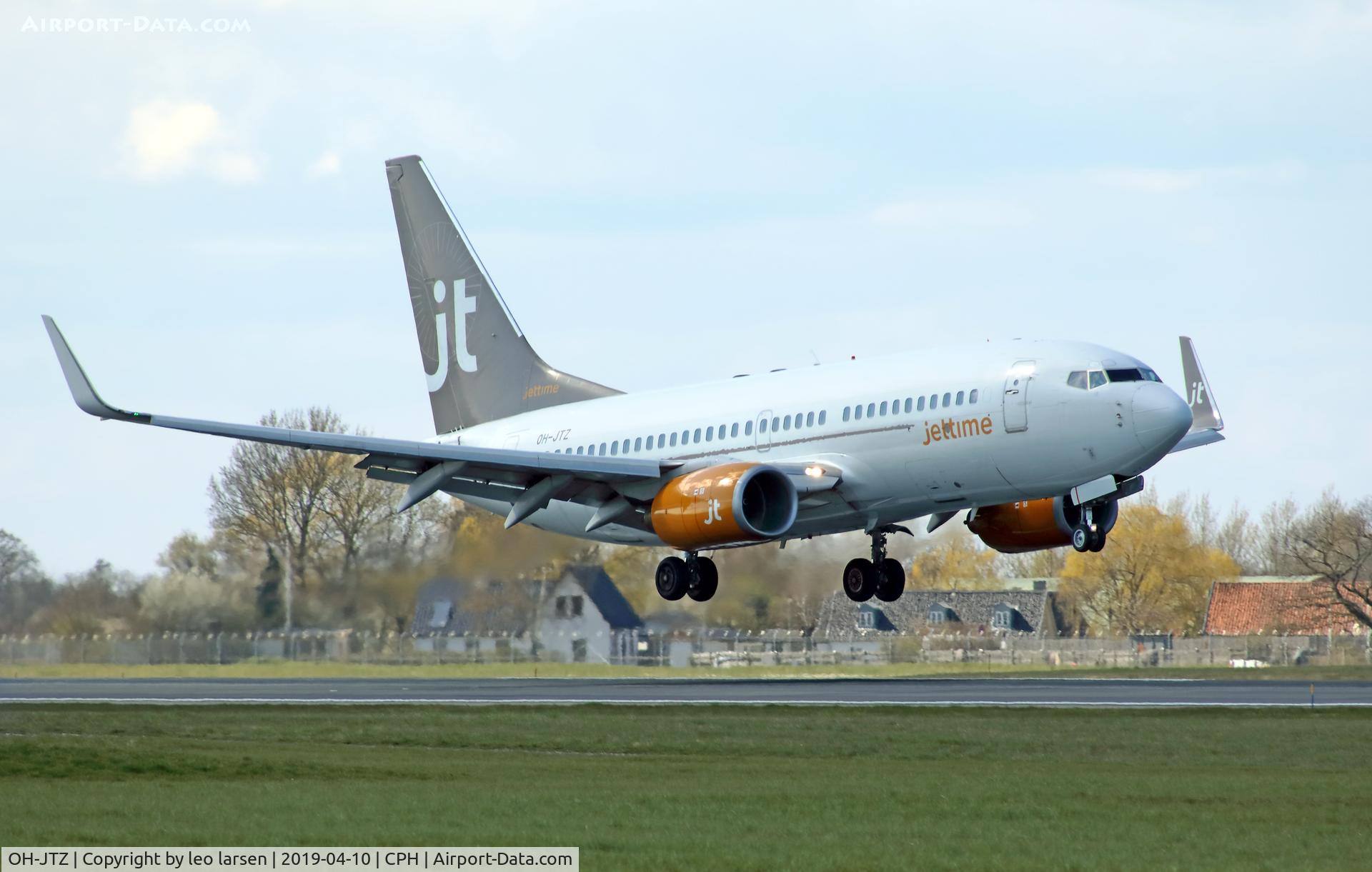 OH-JTZ, 1999 Boeing 737-73S C/N 29083, Copenhagen 10.4.2019
