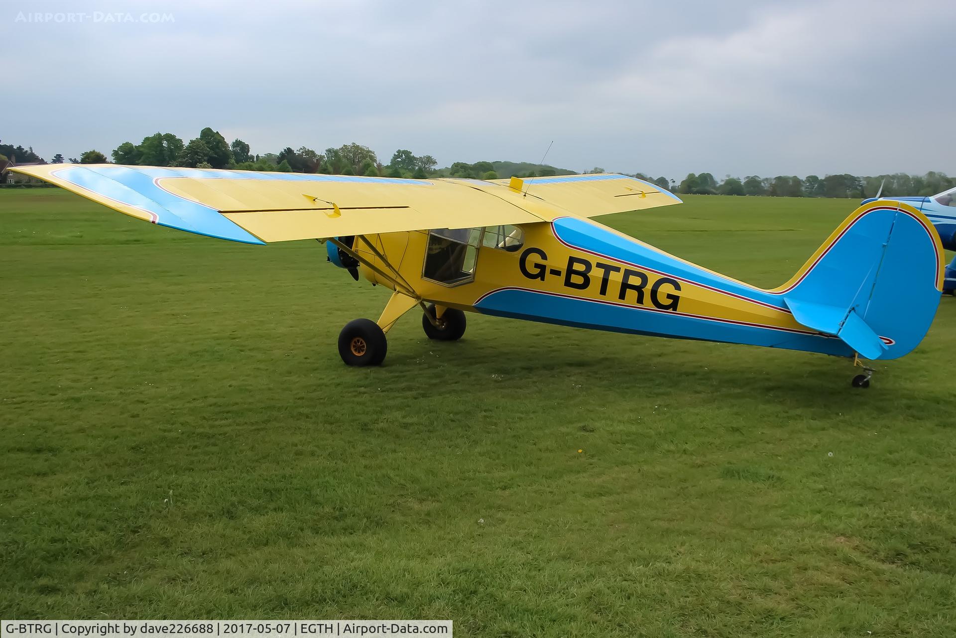 G-BTRG, 1939 Aeronca 65C C/N C4149, Great looking Aeronca 65C visiting Old Warden for the Season premier display