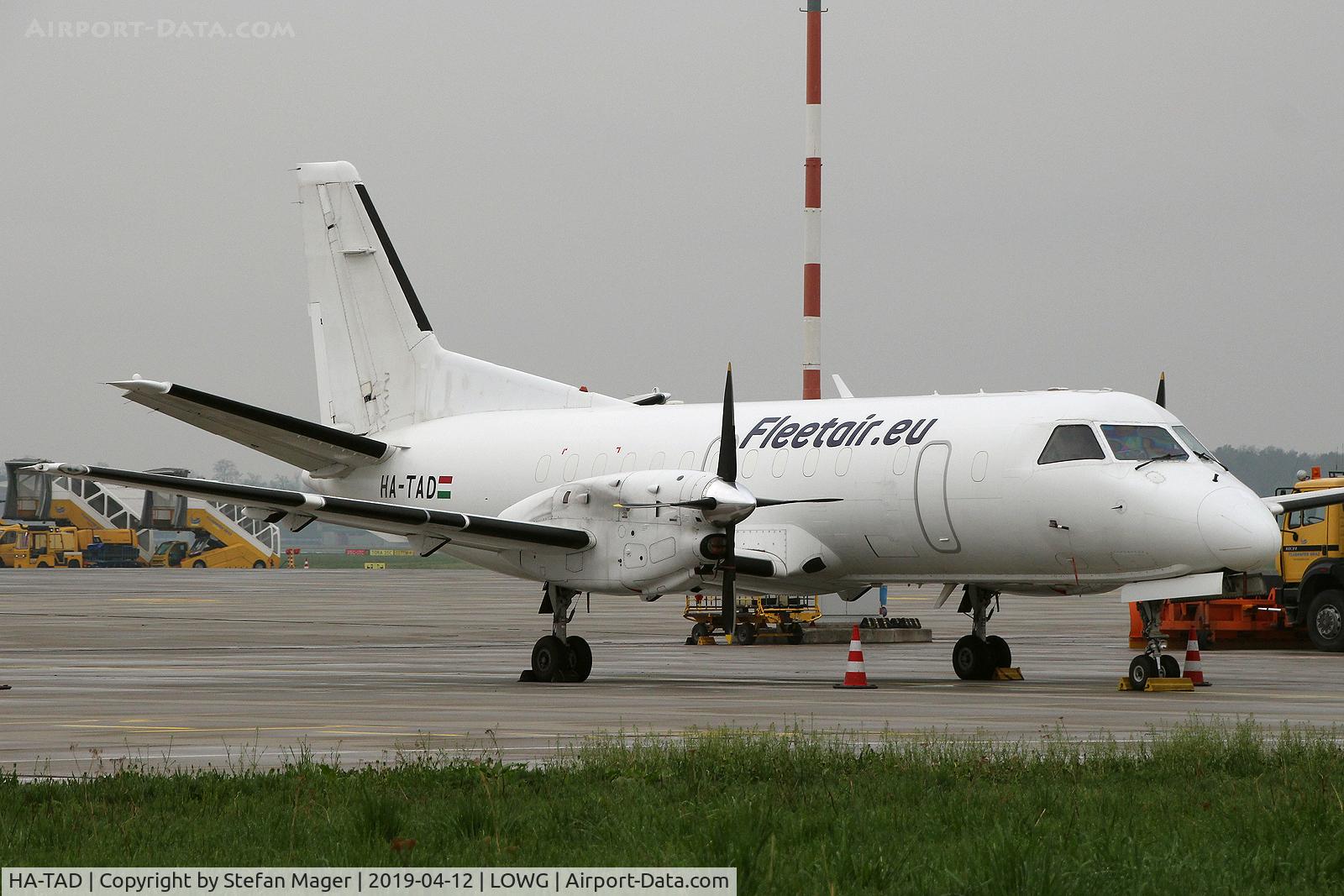 HA-TAD, 1988 Saab 340AF(QC) C/N 340A-126, Fleet Air Saab 340 @GRZ