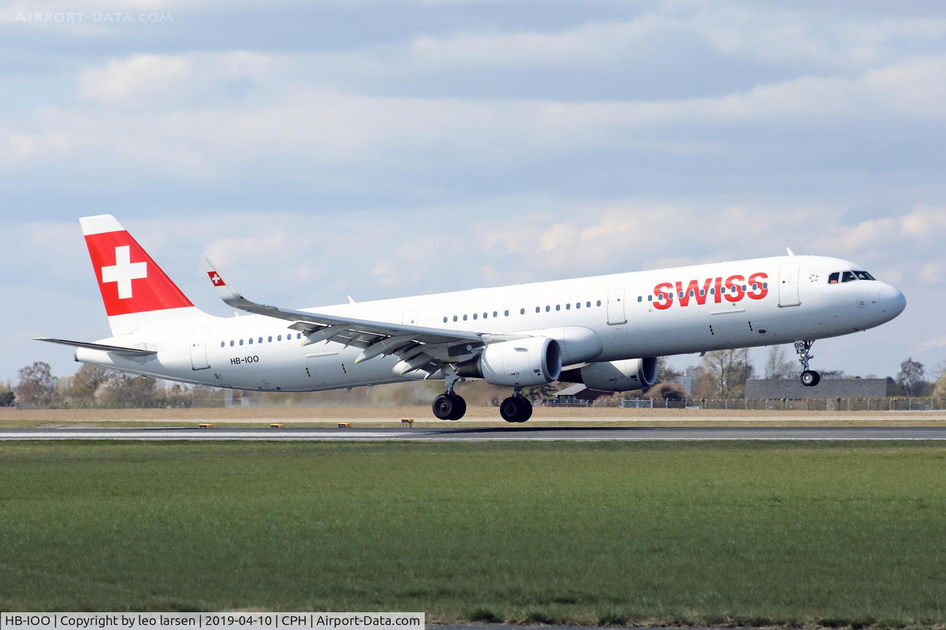 HB-IOO, 2016 Airbus A321-212 C/N 7007, Copenhagen 10.4.2019