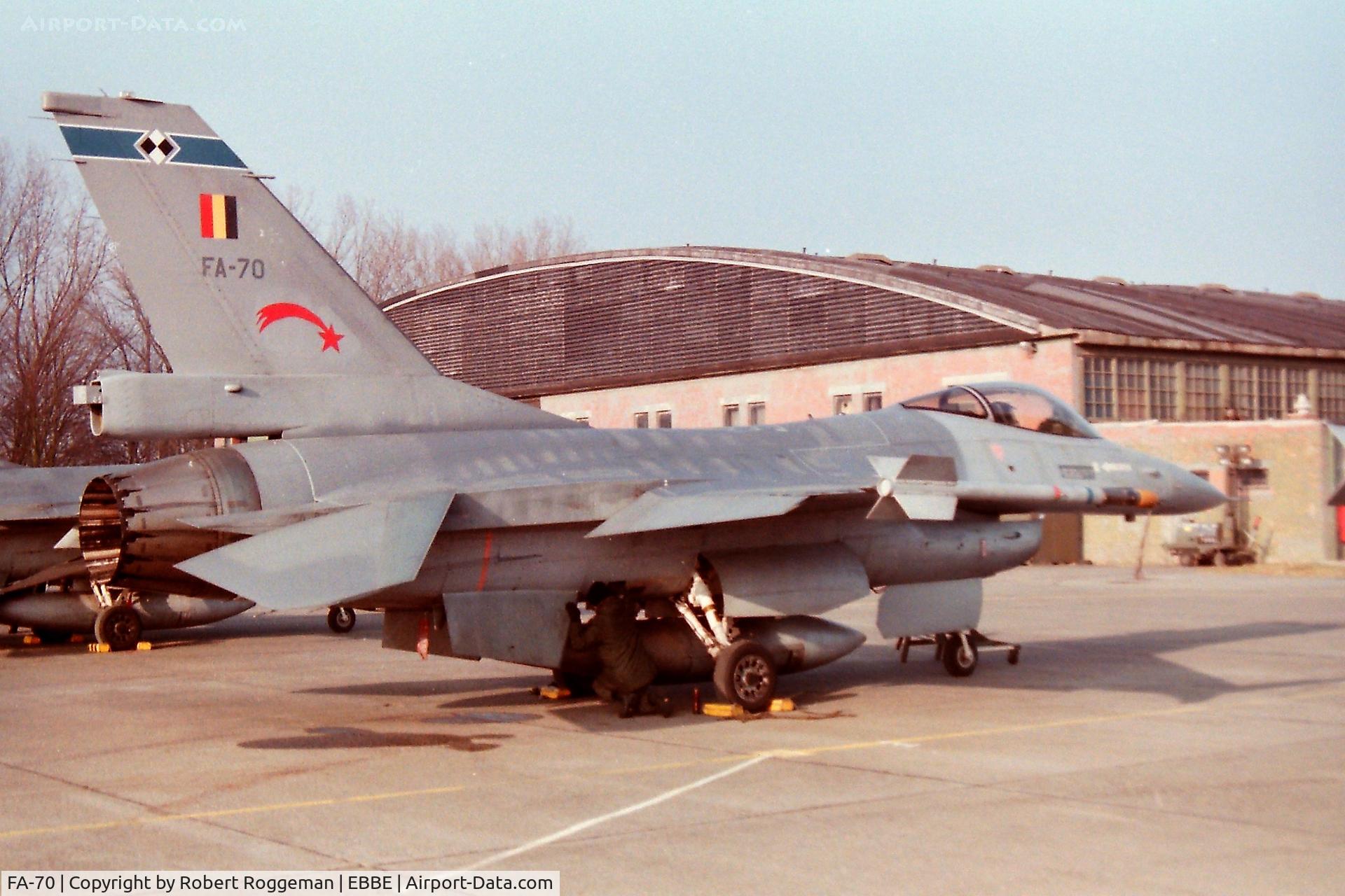 FA-70, SABCA F-16AM Fighting Falcon C/N 6H-70, F-16A.OPEN DAY.2 SQUADRON.