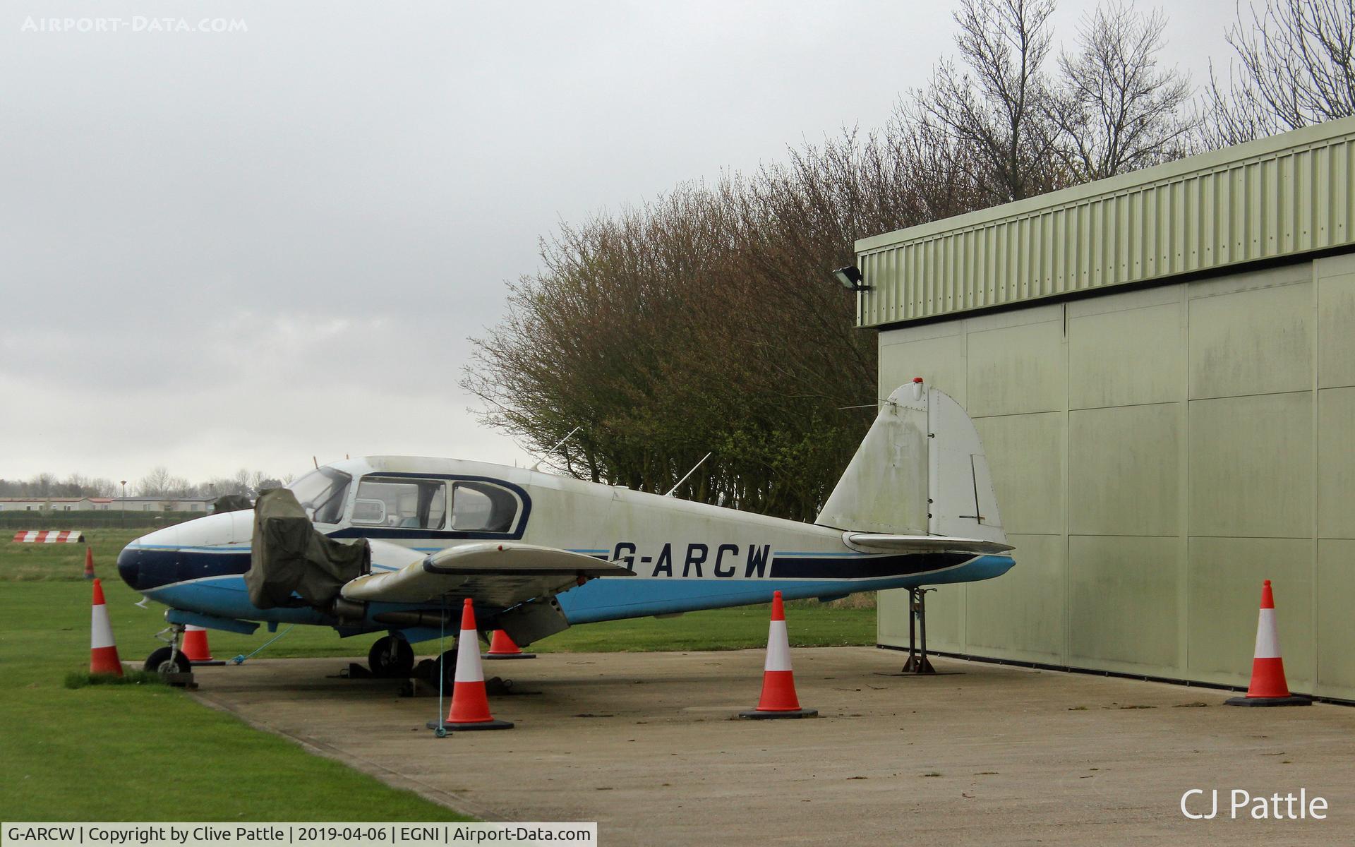 G-ARCW, 1960 Piper PA-23-160 Mod Apache C/N 23-796, Parked up at Skegness