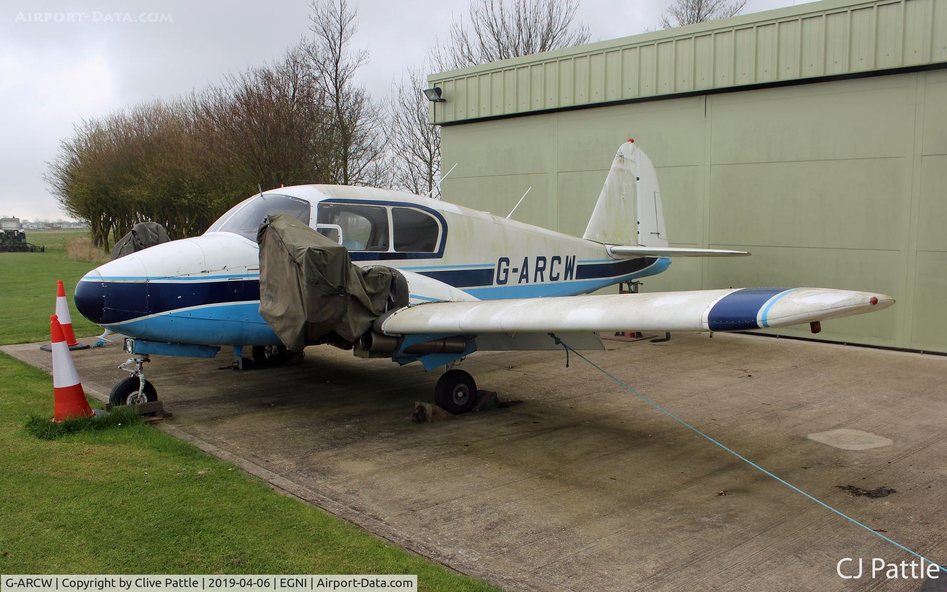 G-ARCW, 1960 Piper PA-23-160 Mod Apache C/N 23-796, A non-flyer at Skegness EGNI