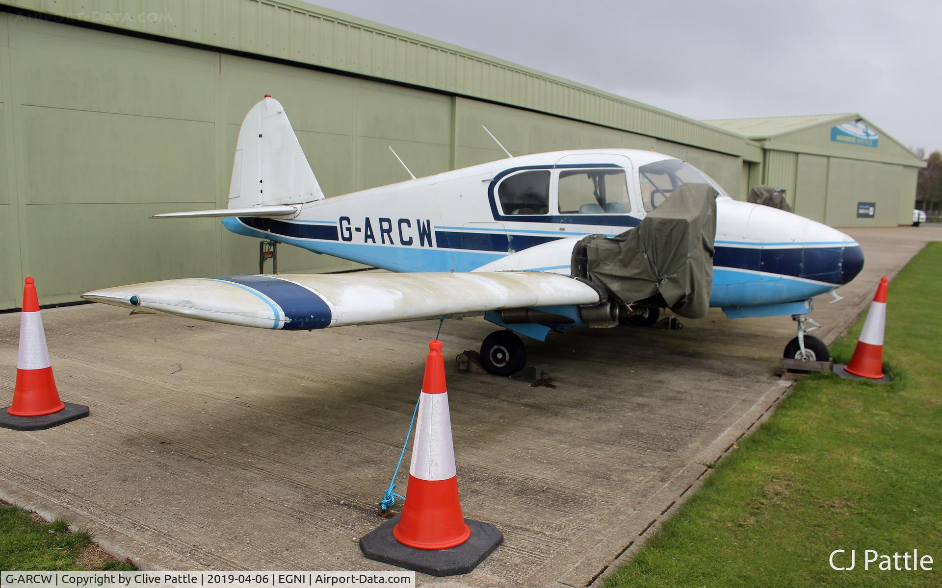 G-ARCW, 1960 Piper PA-23-160 Mod Apache C/N 23-796, Parked at Skegness