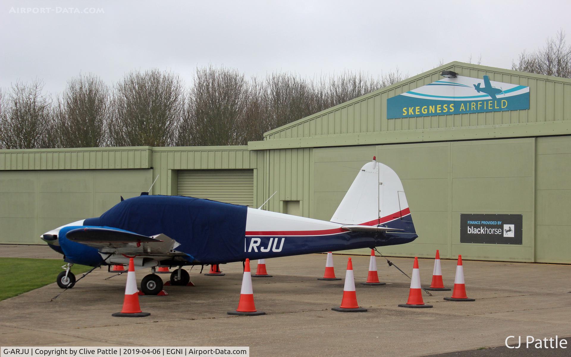 G-ARJU, 1961 Piper PA-23-160 Apache Apache C/N 23-1984, Parked at Skegness EGNI