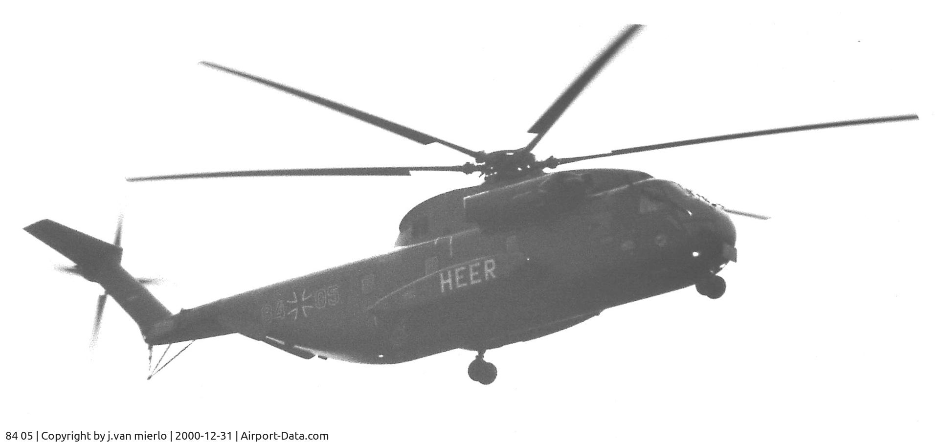84 05, Sikorsky (VFW-Fokker) CH-53G C/N V65-003, Belgian air show '80s