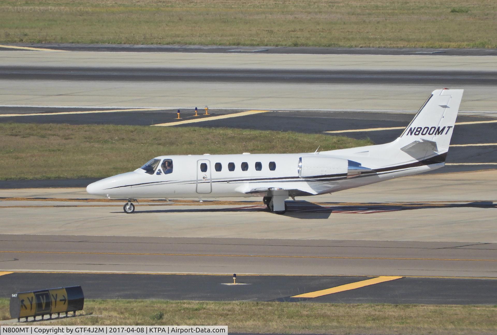 N800MT, 2001 Cessna 550 Citation Bravo C/N 550-0981, N800MT  at Tampa 8.4.17