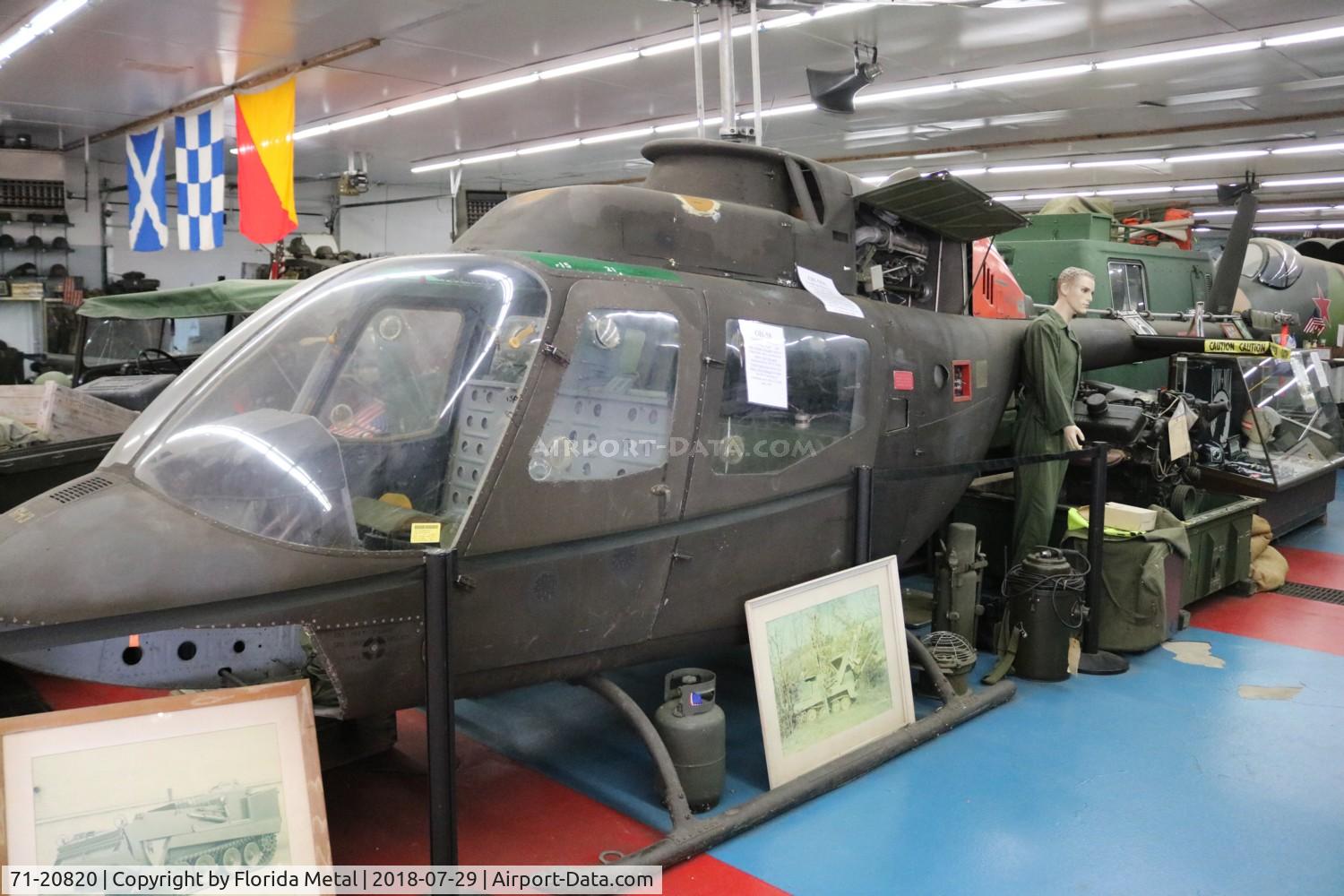 71-20820, 1971 Bell OH-58A Kiowa C/N 41681, OH-58A at Russell